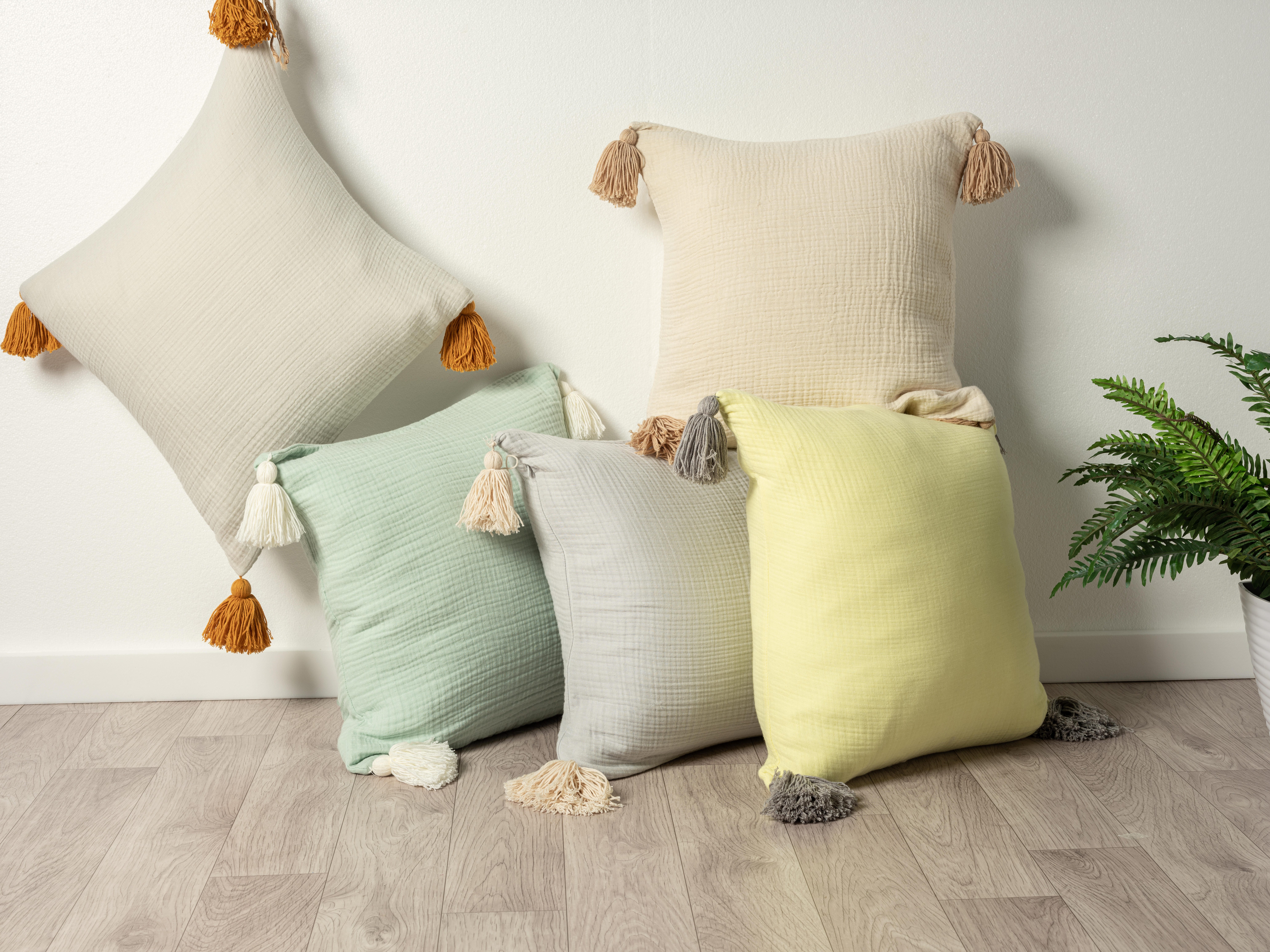 Suvii Home Alaina Decorative Throw Pillow, Mushroom, large