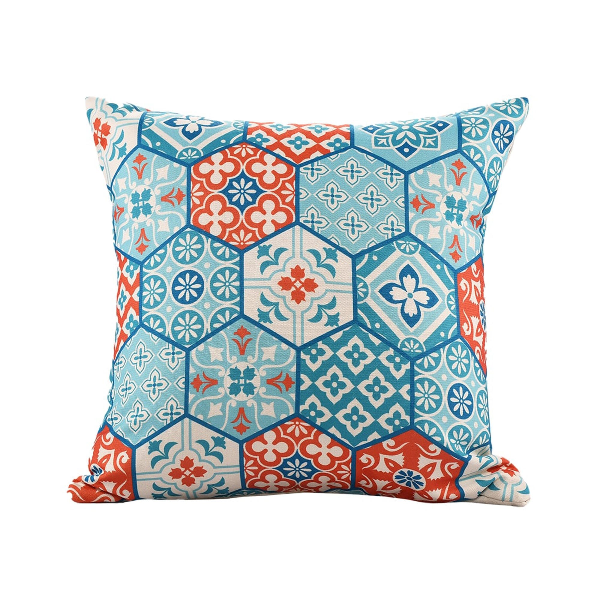 Suvii Home Marley Patchwork Decorative Throw Pillow, , large