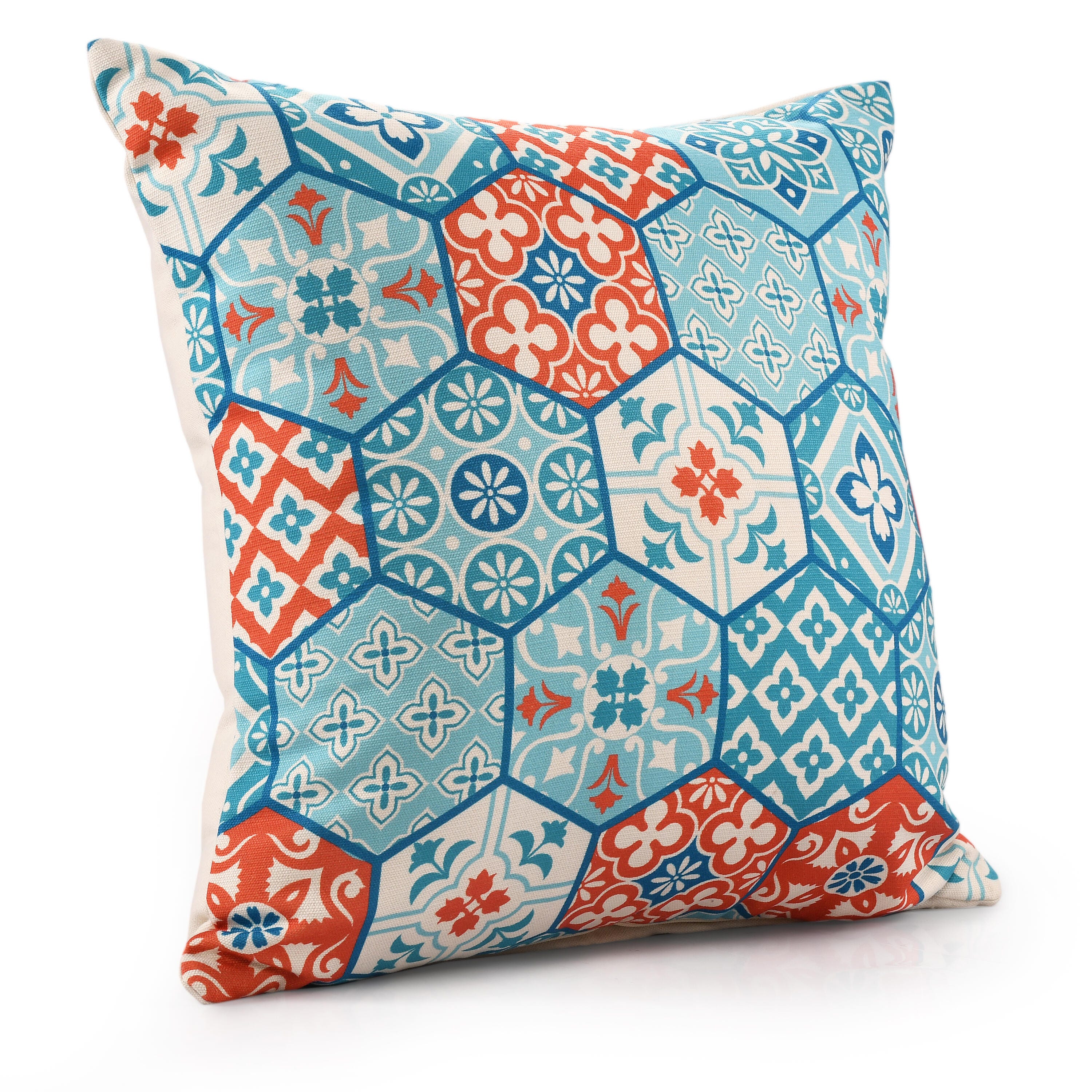 Suvii Home Marley Patchwork Decorative Throw Pillow, , large