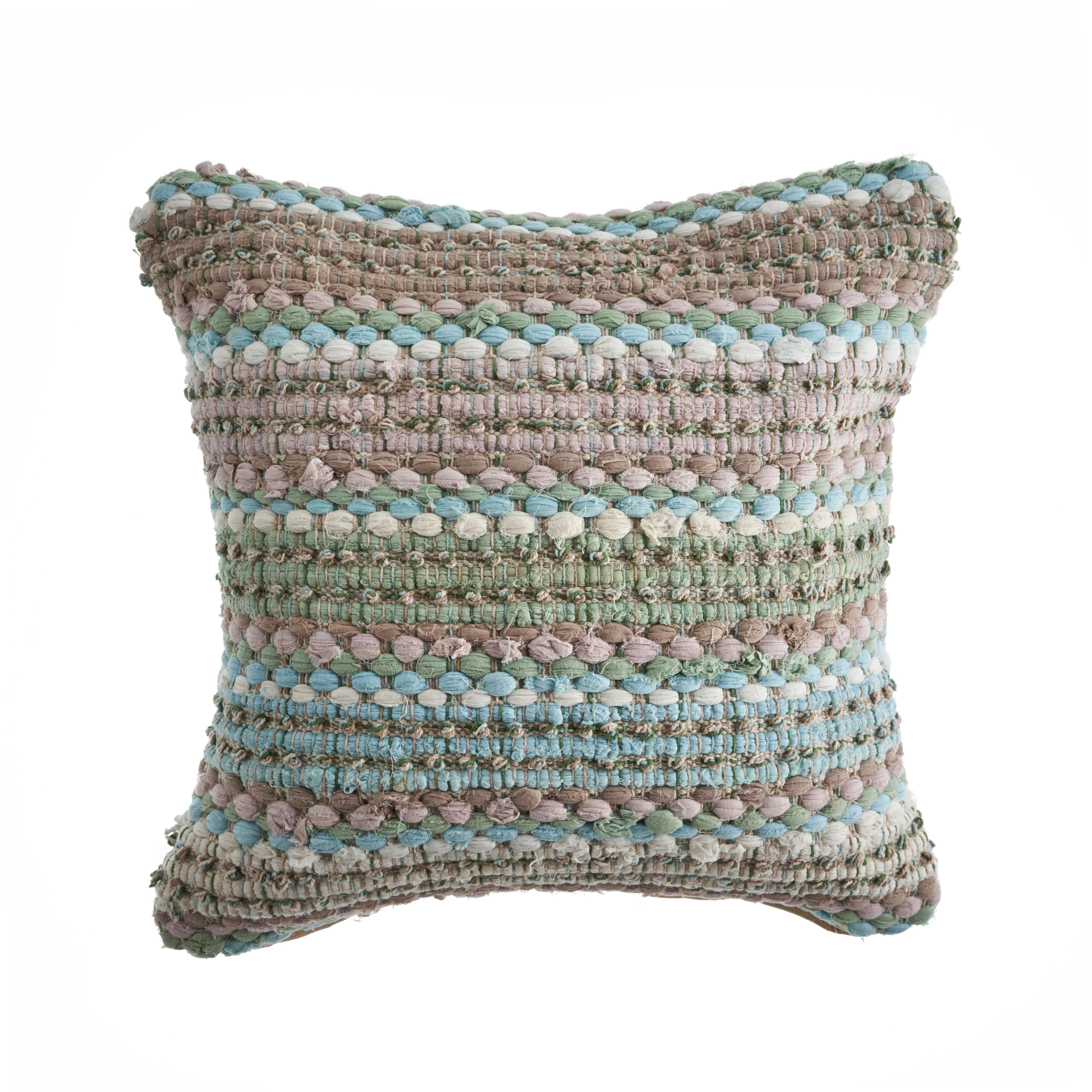 Suvii Home Catherine Decorative Throw Pillow, Green/Blue, large