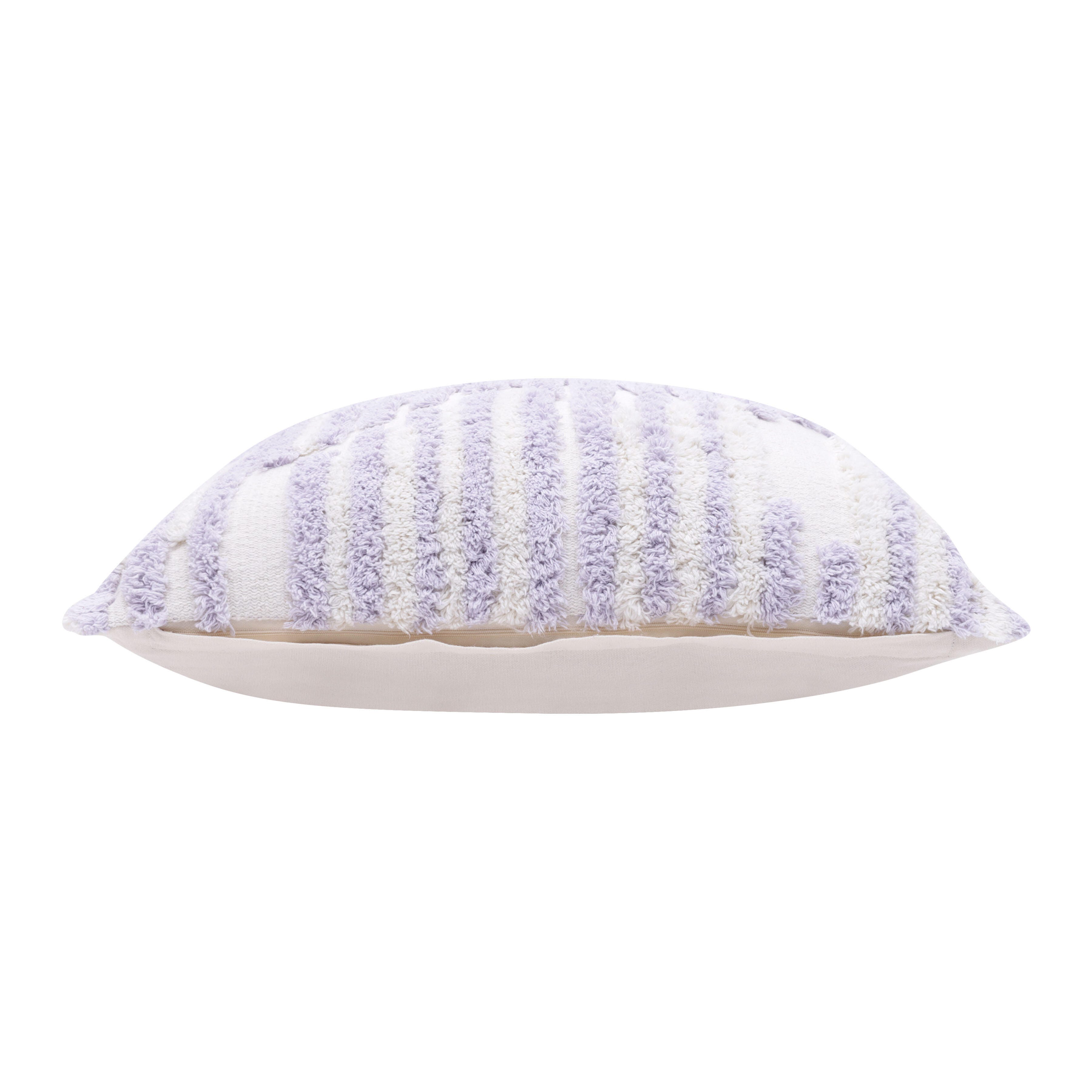 Suvii Home Stacy Garcia Decorative Throw Pillow, Lilac/White, large