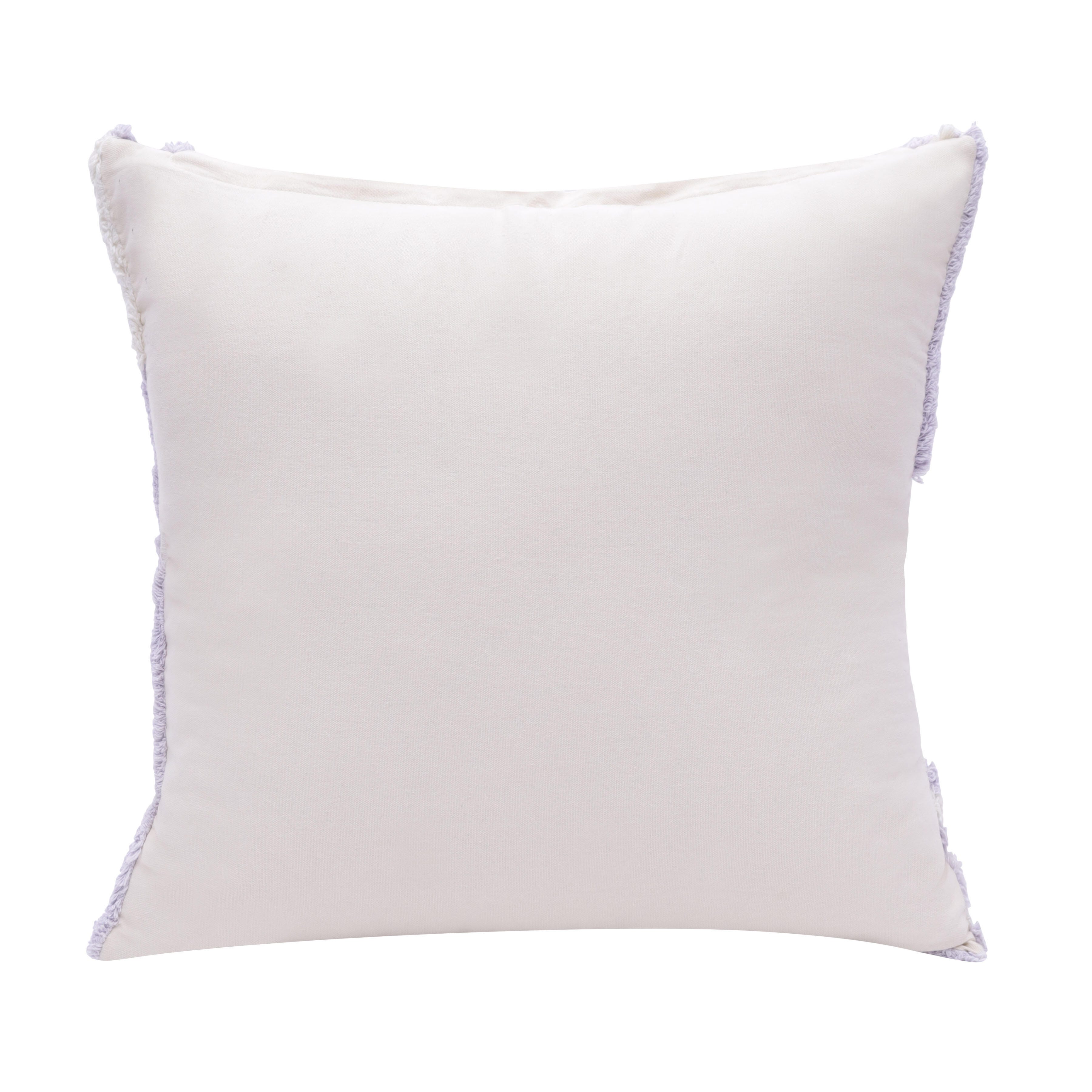 Suvii Home Stacy Garcia Decorative Throw Pillow, Lilac/White, large
