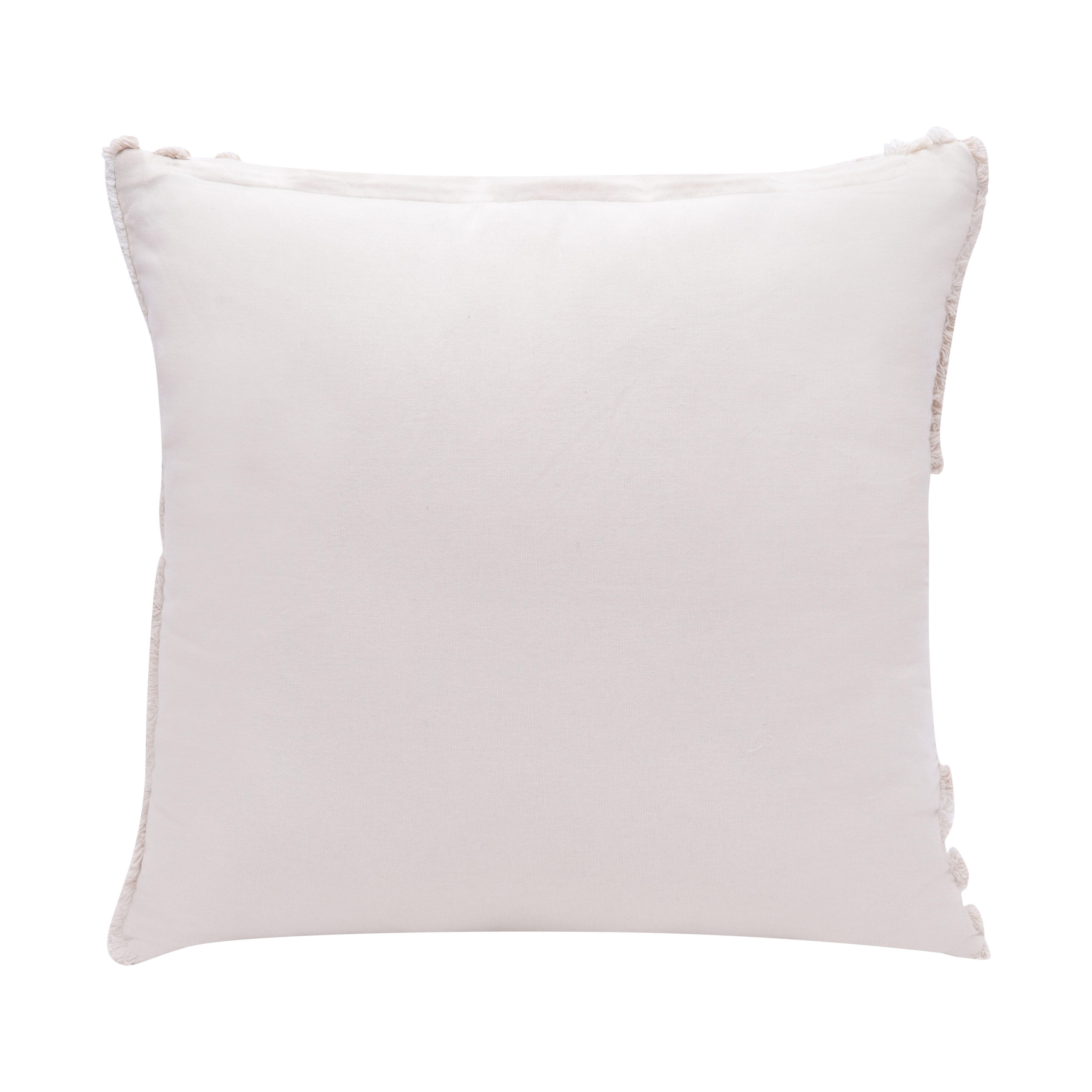 Suvii Home Stacy Garcia Decorative Throw Pillow, Cream/White, large
