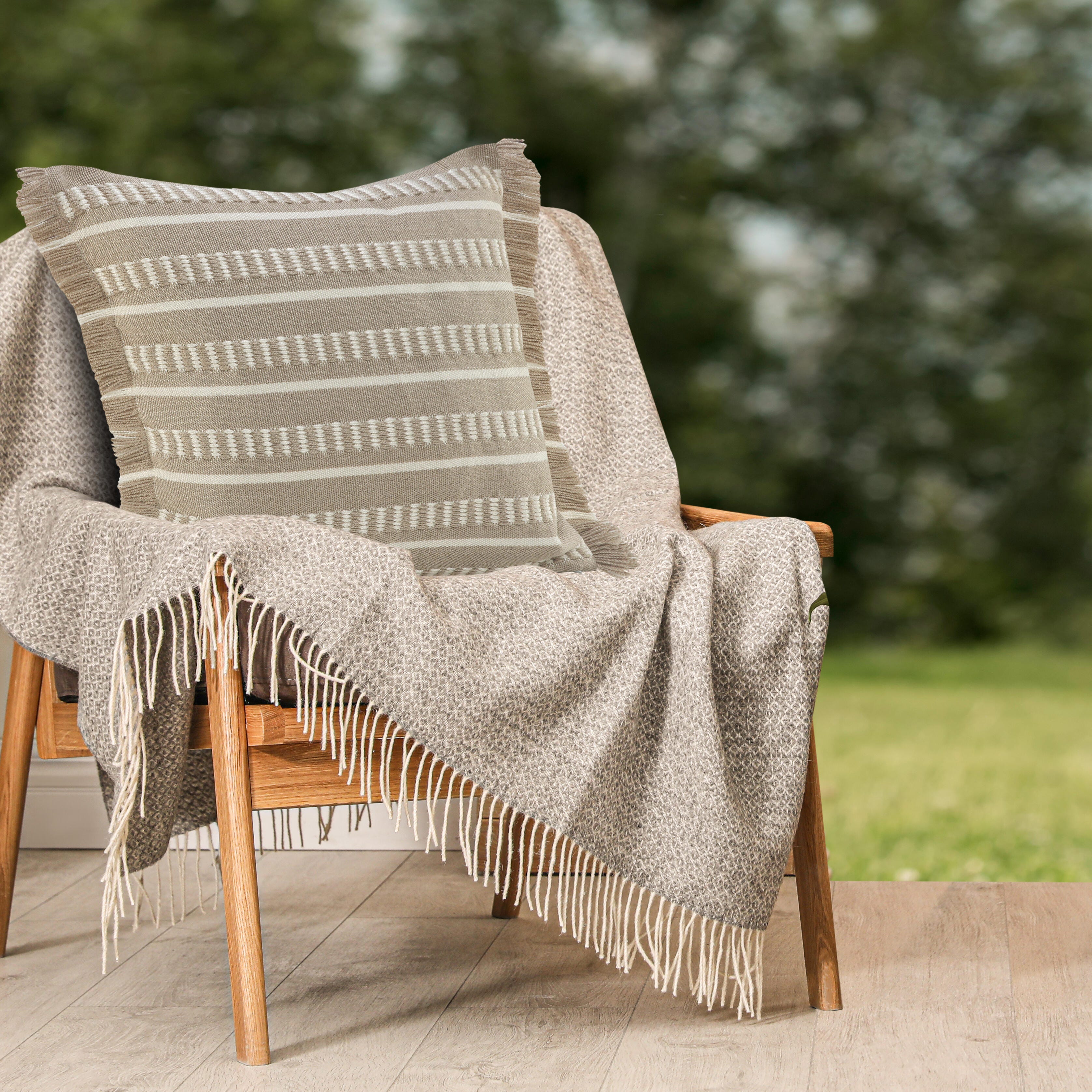 Suvii Home Addison Dash Striped Decorative Throw Pillow, , large