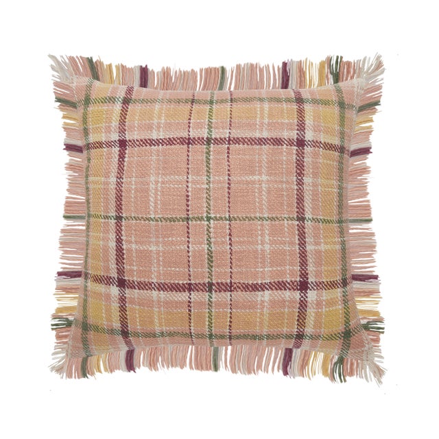 Suvii Home Ella Plaid Decorative Throw Pillow