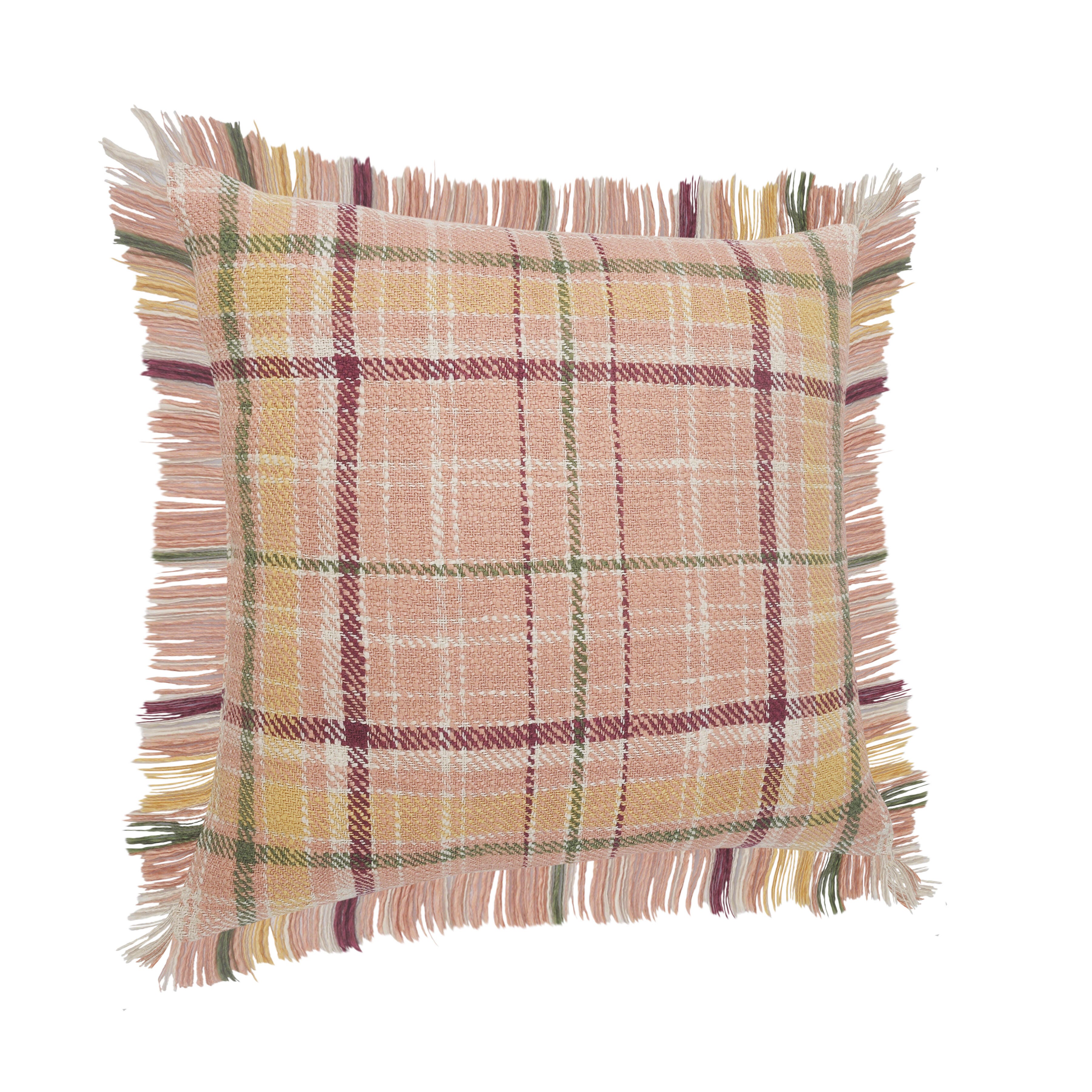 Suvii Home Ella Plaid Decorative Throw Pillow, , large