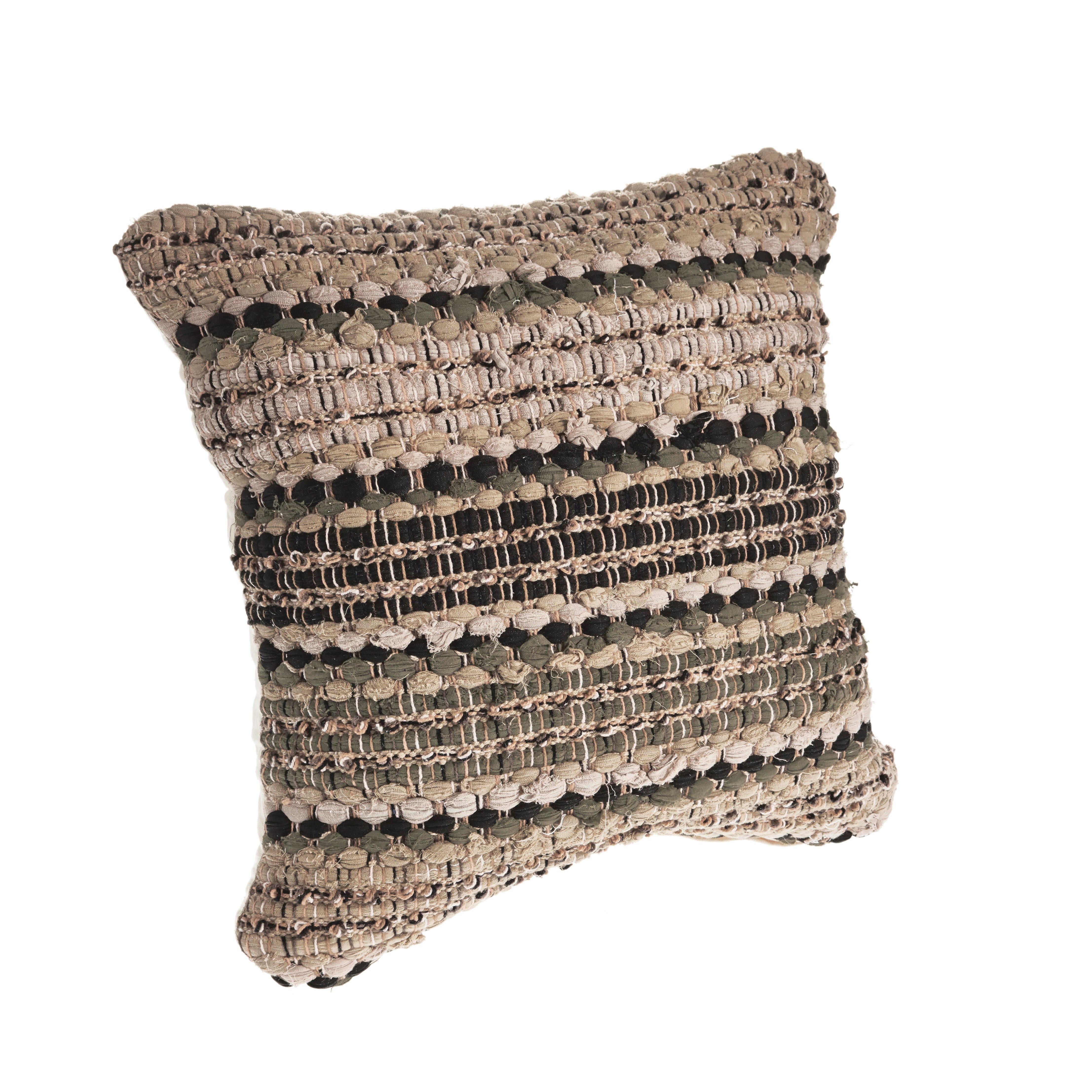 Suvii Home Catherine Decorative Throw Pillow, Beige/Brown, large