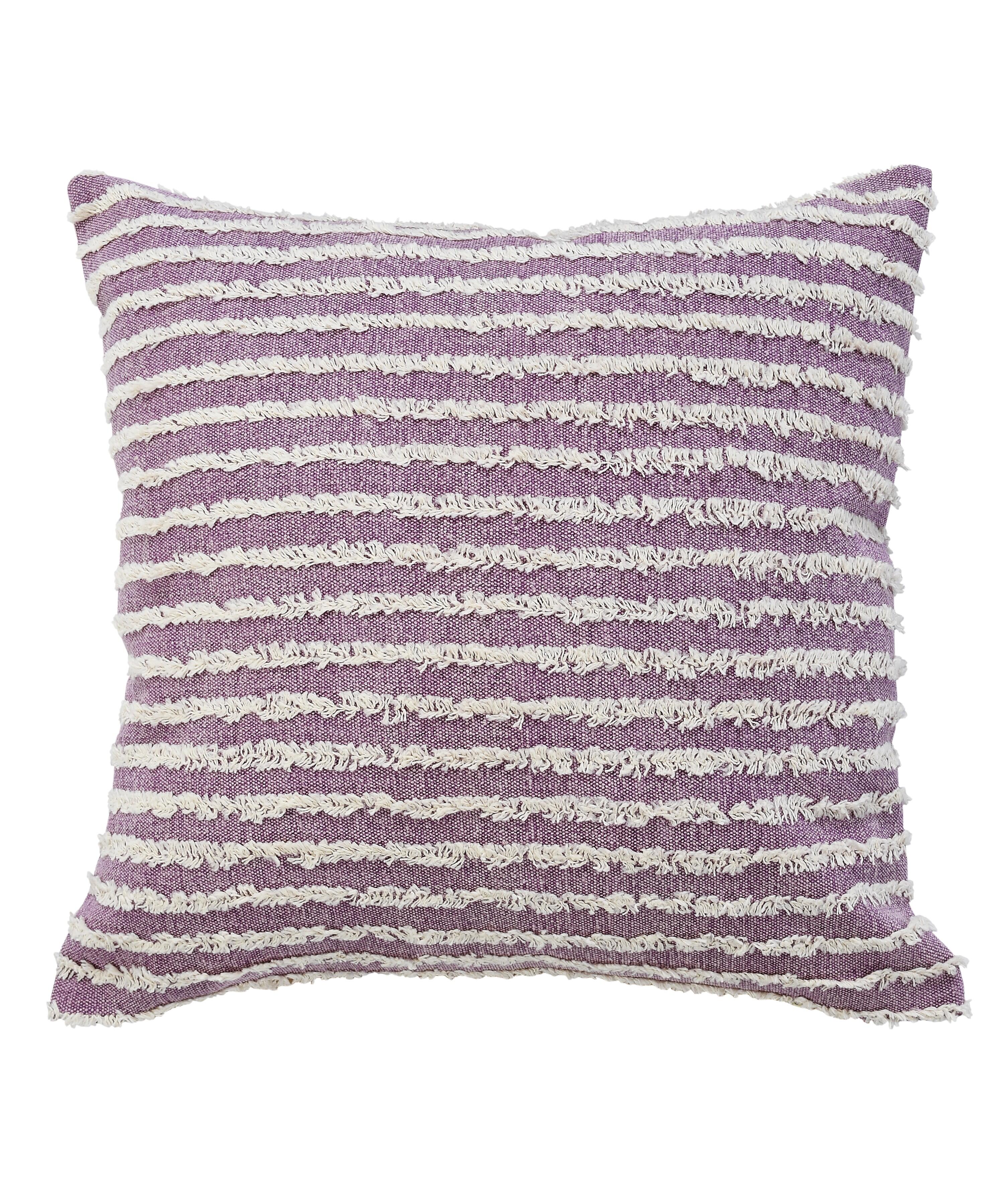 Suvii Home Yana Decorative Throw Pillow, Lavender Mist/Cream, large