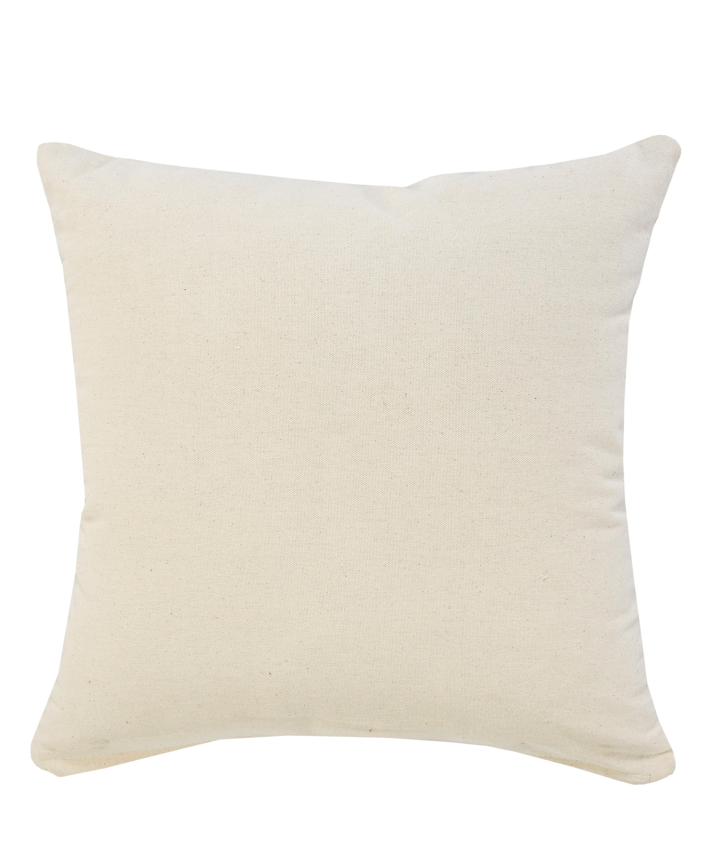 Suvii Home Yana Decorative Throw Pillow, Merlot/Cream, large