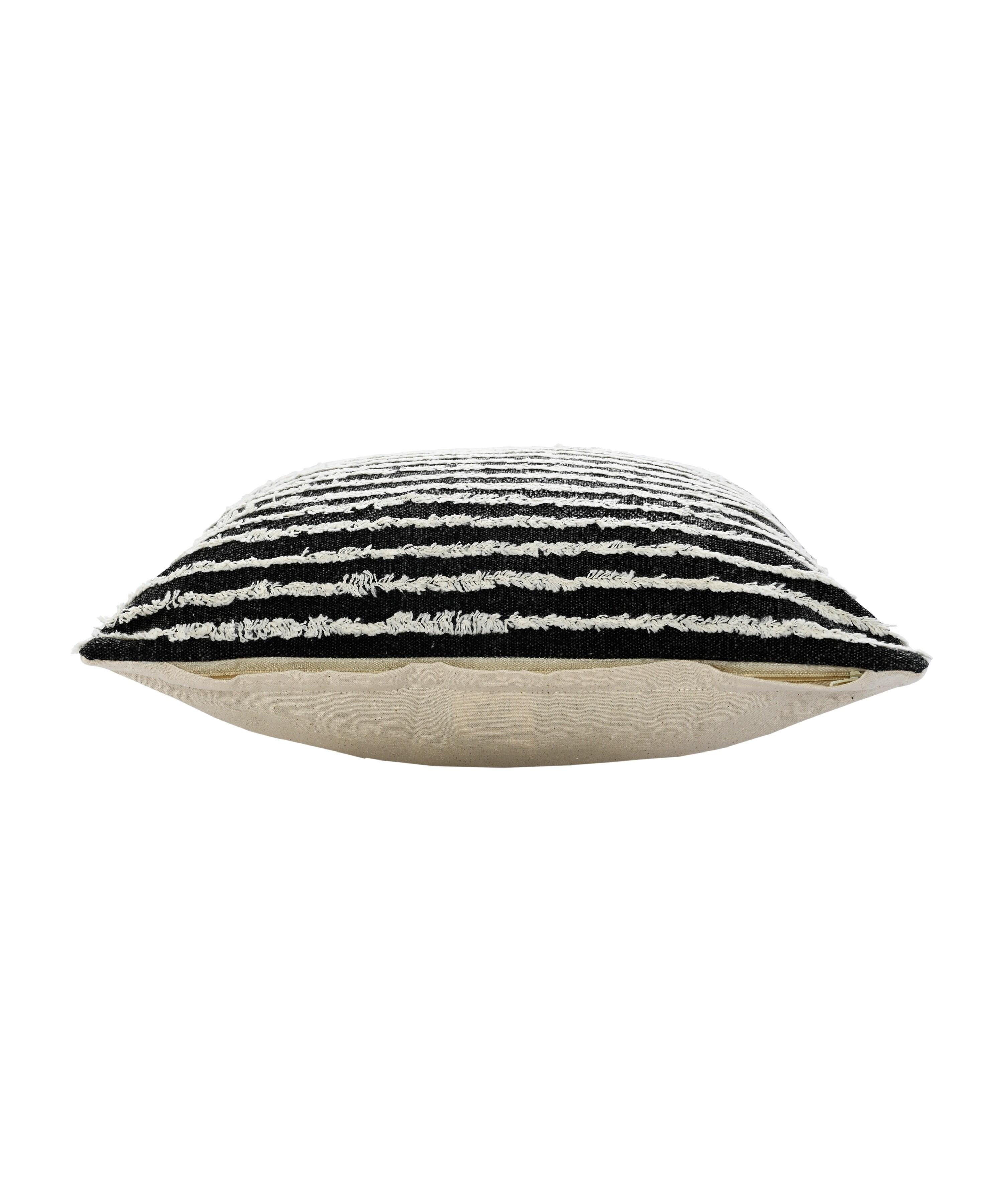 Suvii Home Yana Decorative Throw Pillow, Black/Cream, large