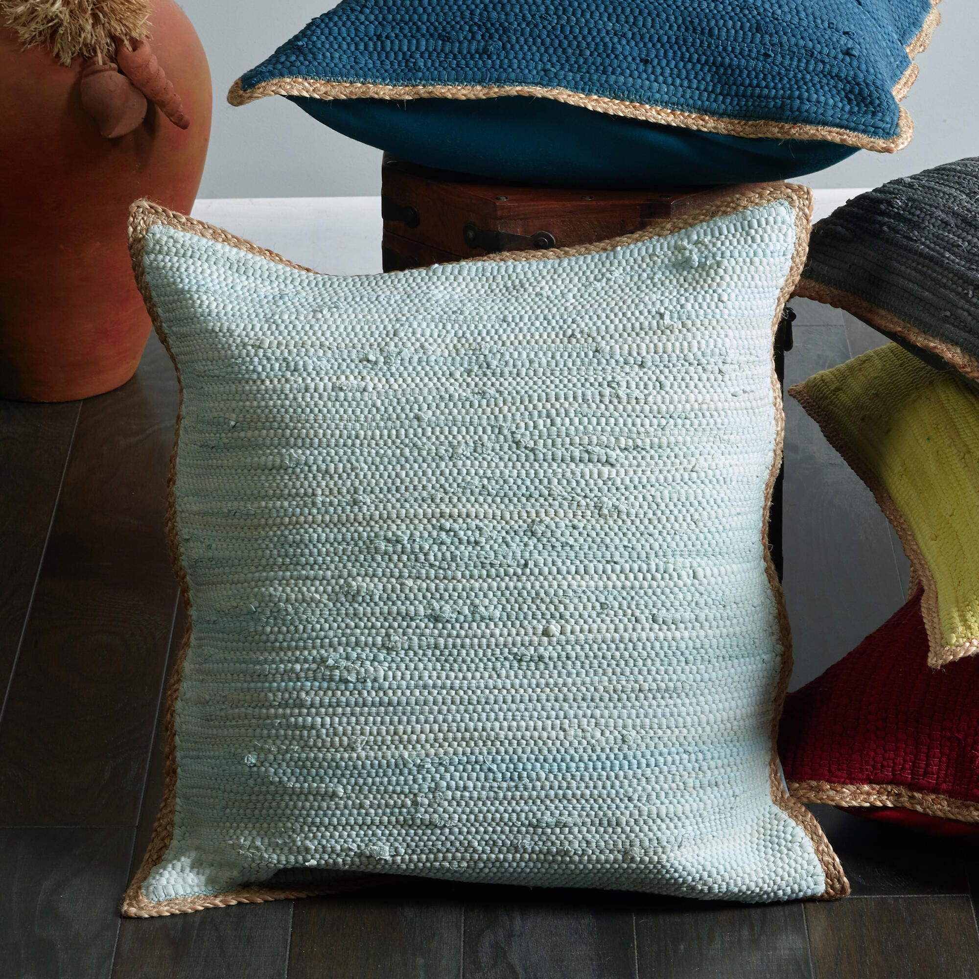 Suvii Home Remi Decorative Throw Pillow, Blue, large