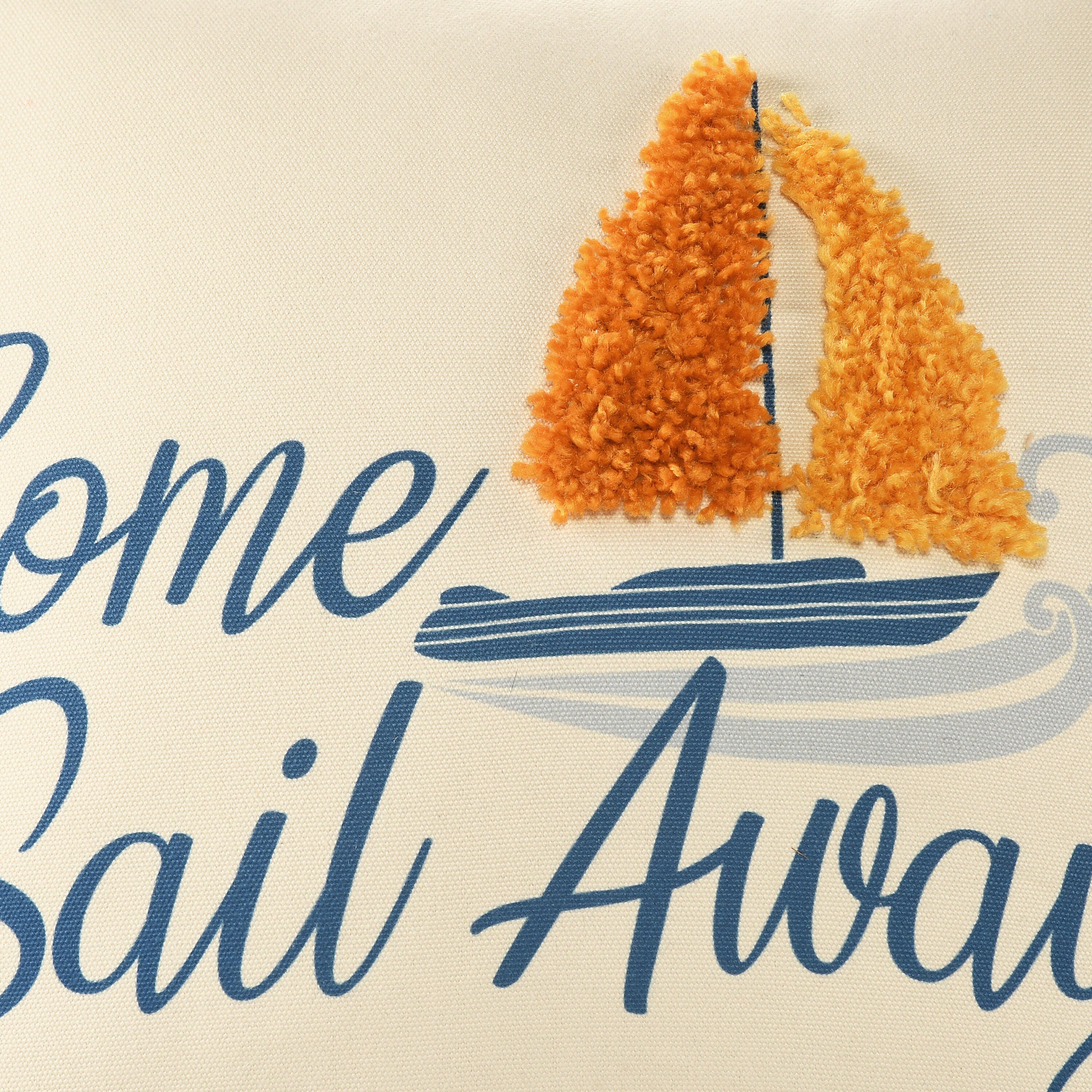 Suvii Home Scarlett Come Sail Away Decorative Throw Pillow, , swatch