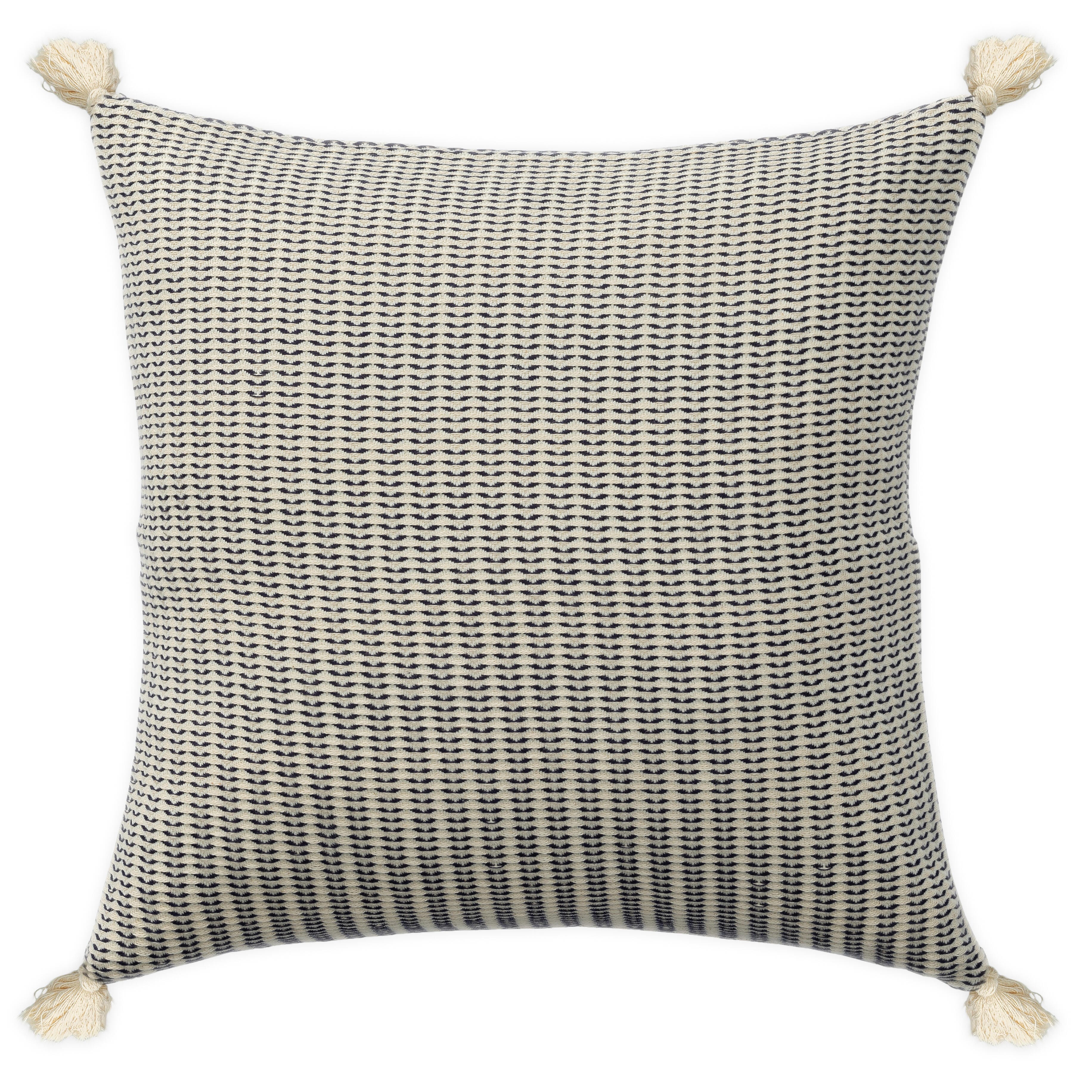 Suvii Home Bianca Decorative Throw Pillow, Navy, large