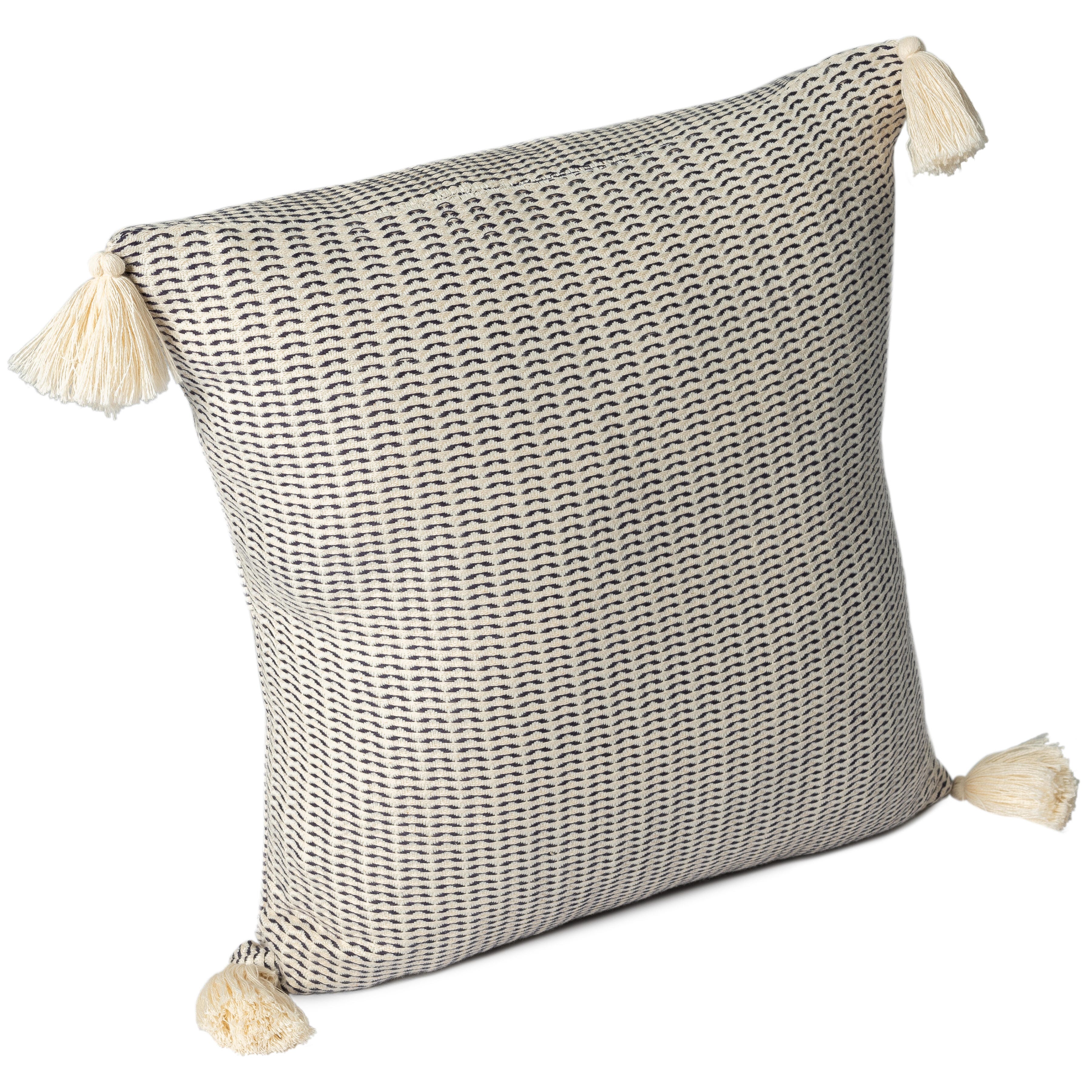 Suvii Home Bianca Decorative Throw Pillow, Navy, large