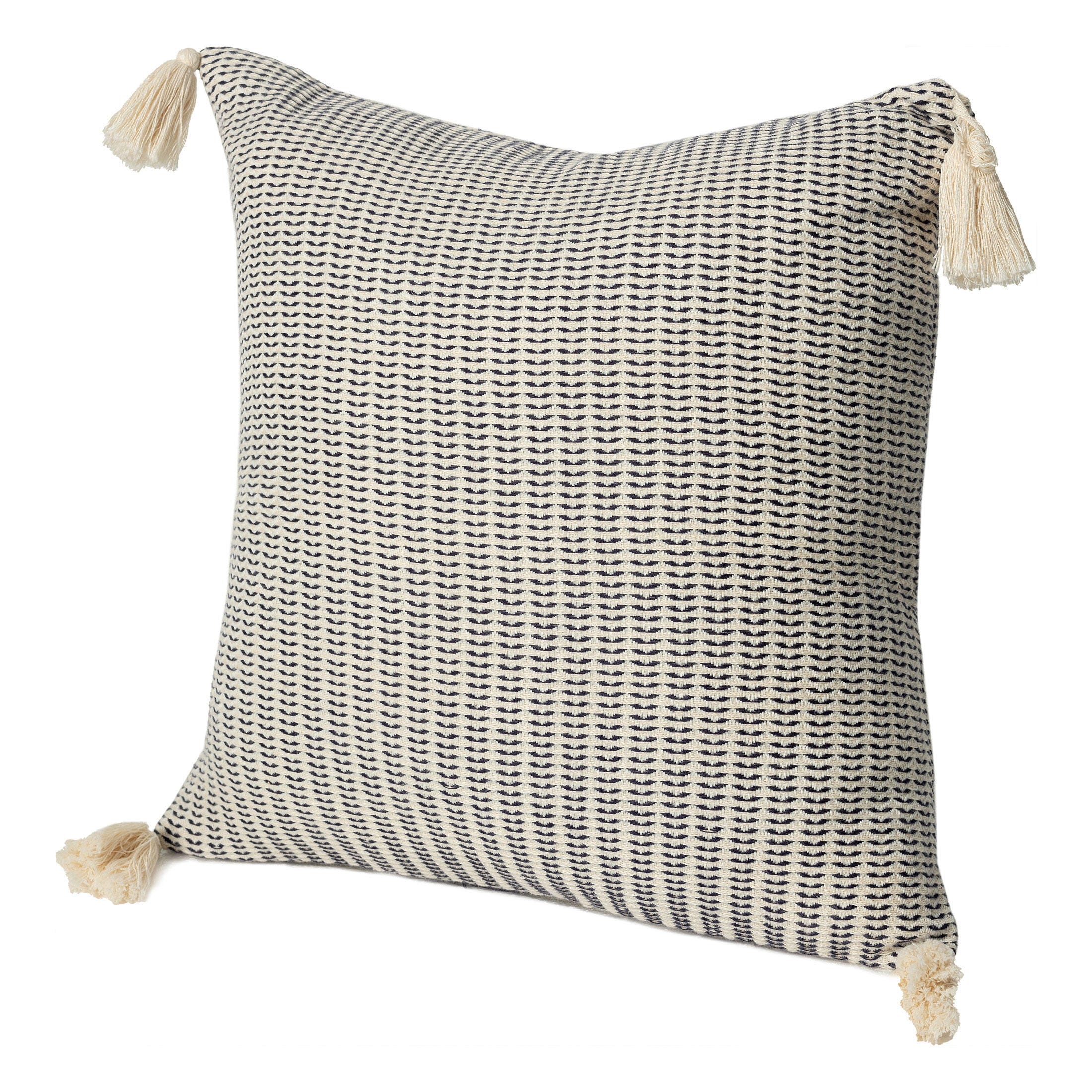Suvii Home Bianca Decorative Throw Pillow, Navy, large
