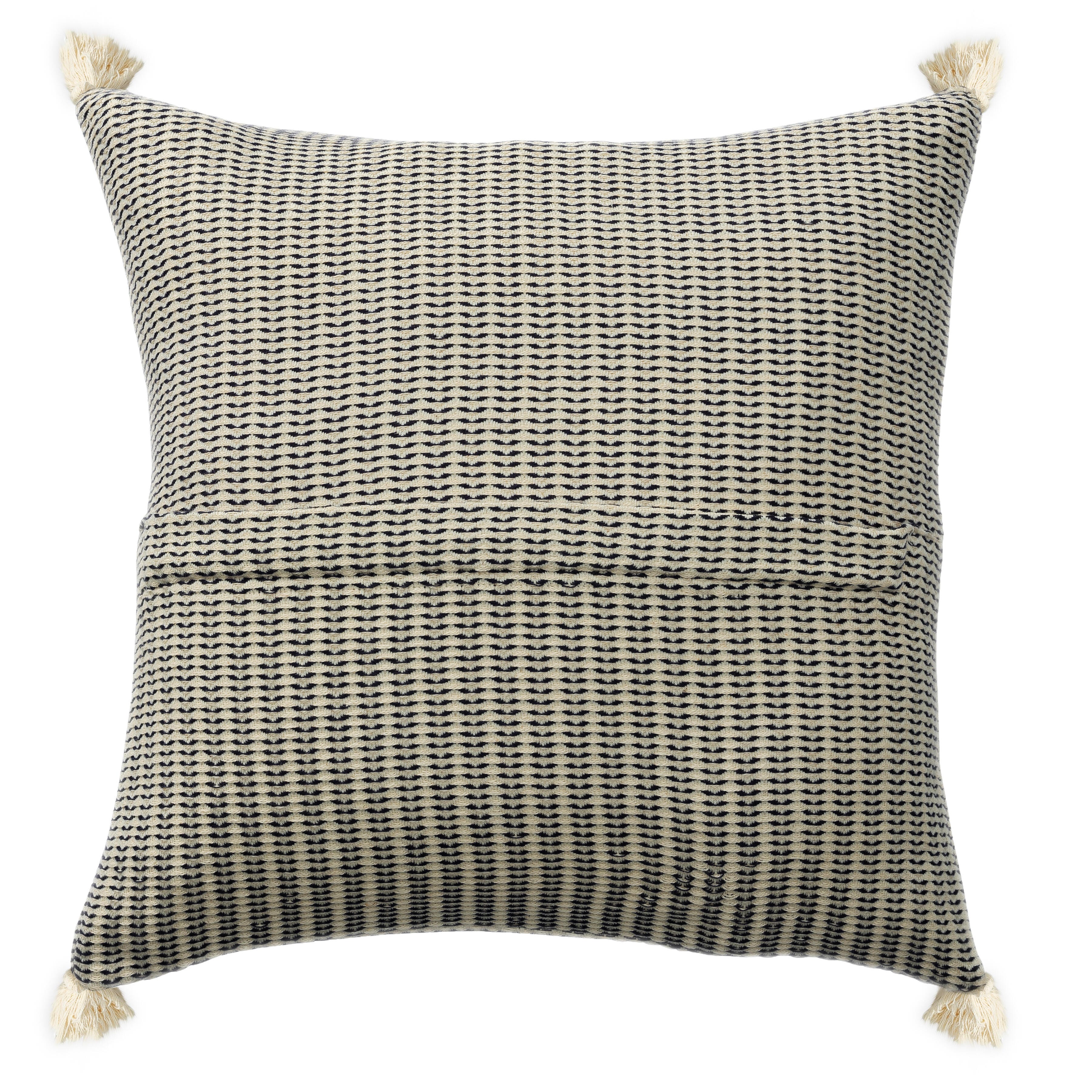Suvii Home Bianca Decorative Throw Pillow, Navy, large