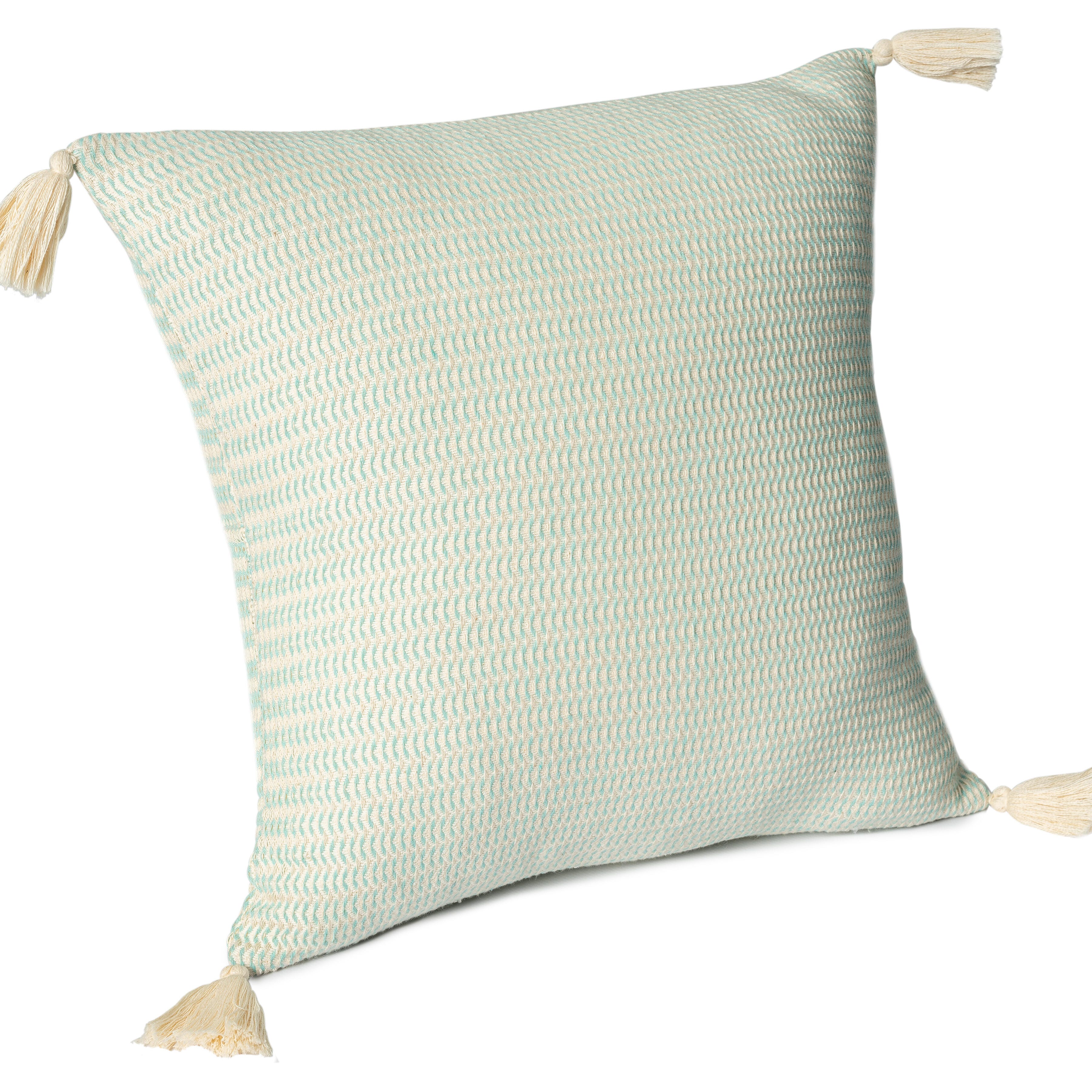 Suvii Home Bianca Decorative Throw Pillow, Light Turquoise, large