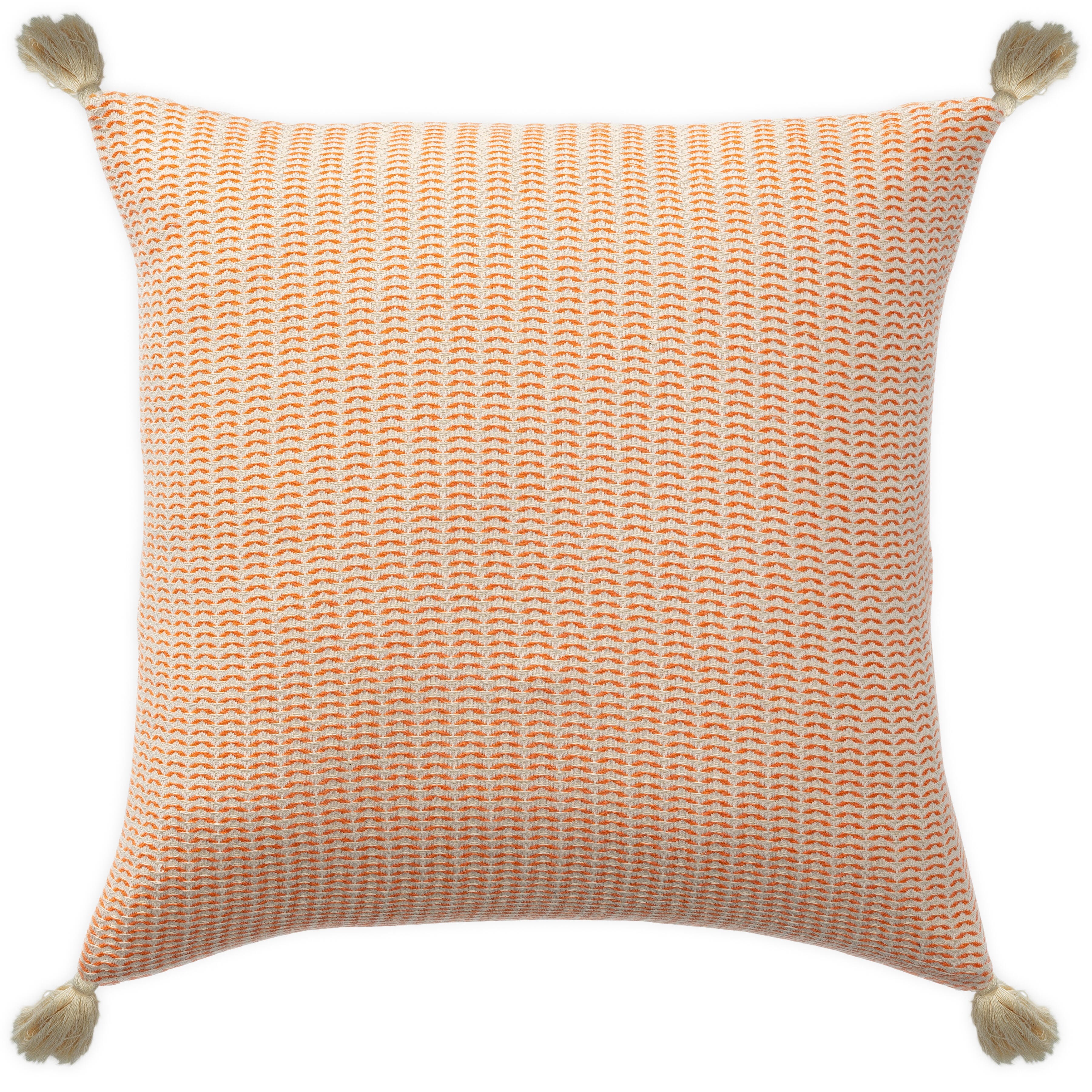 Suvii Home Bianca Decorative Throw Pillow, Orange, large