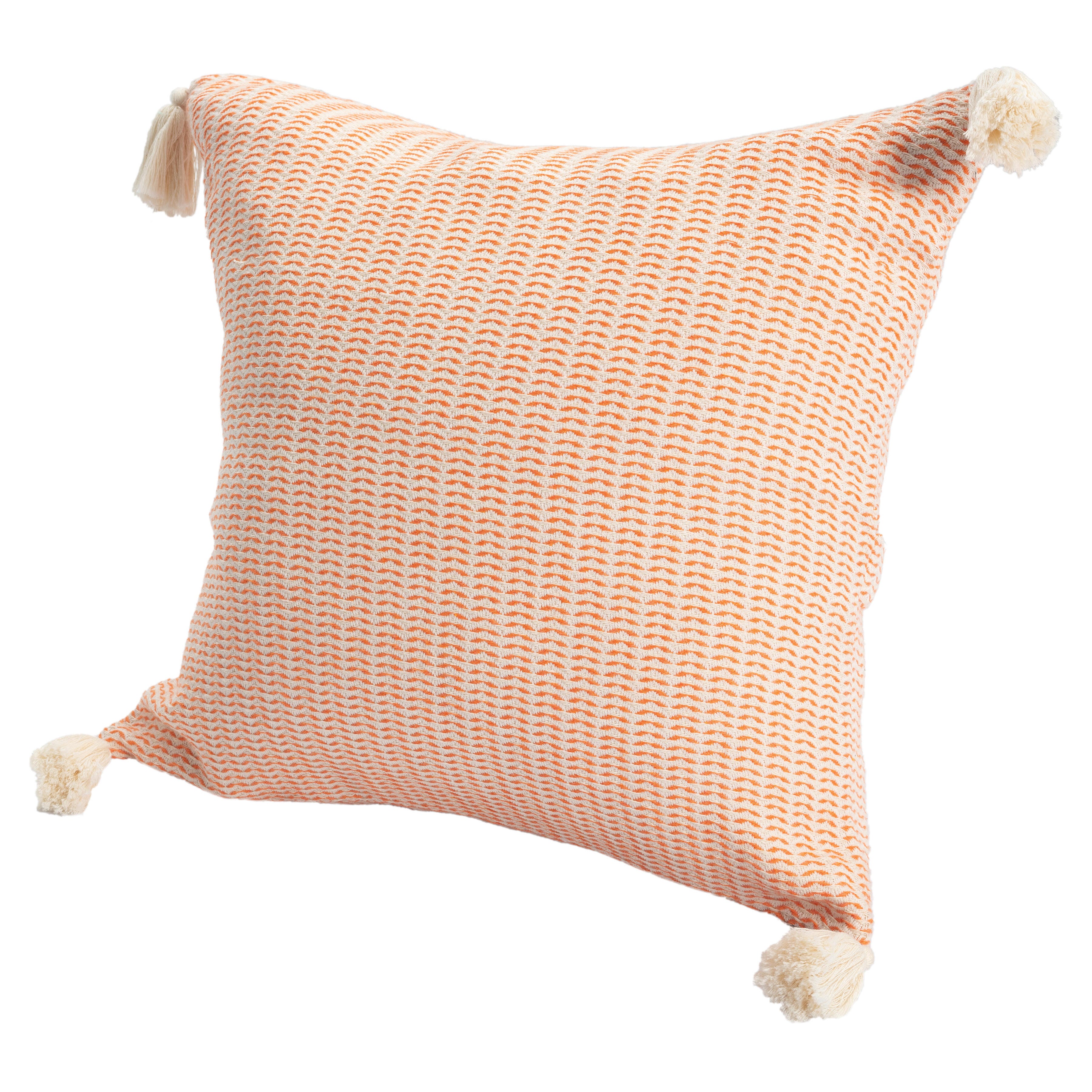 Suvii Home Bianca Decorative Throw Pillow, Orange, large