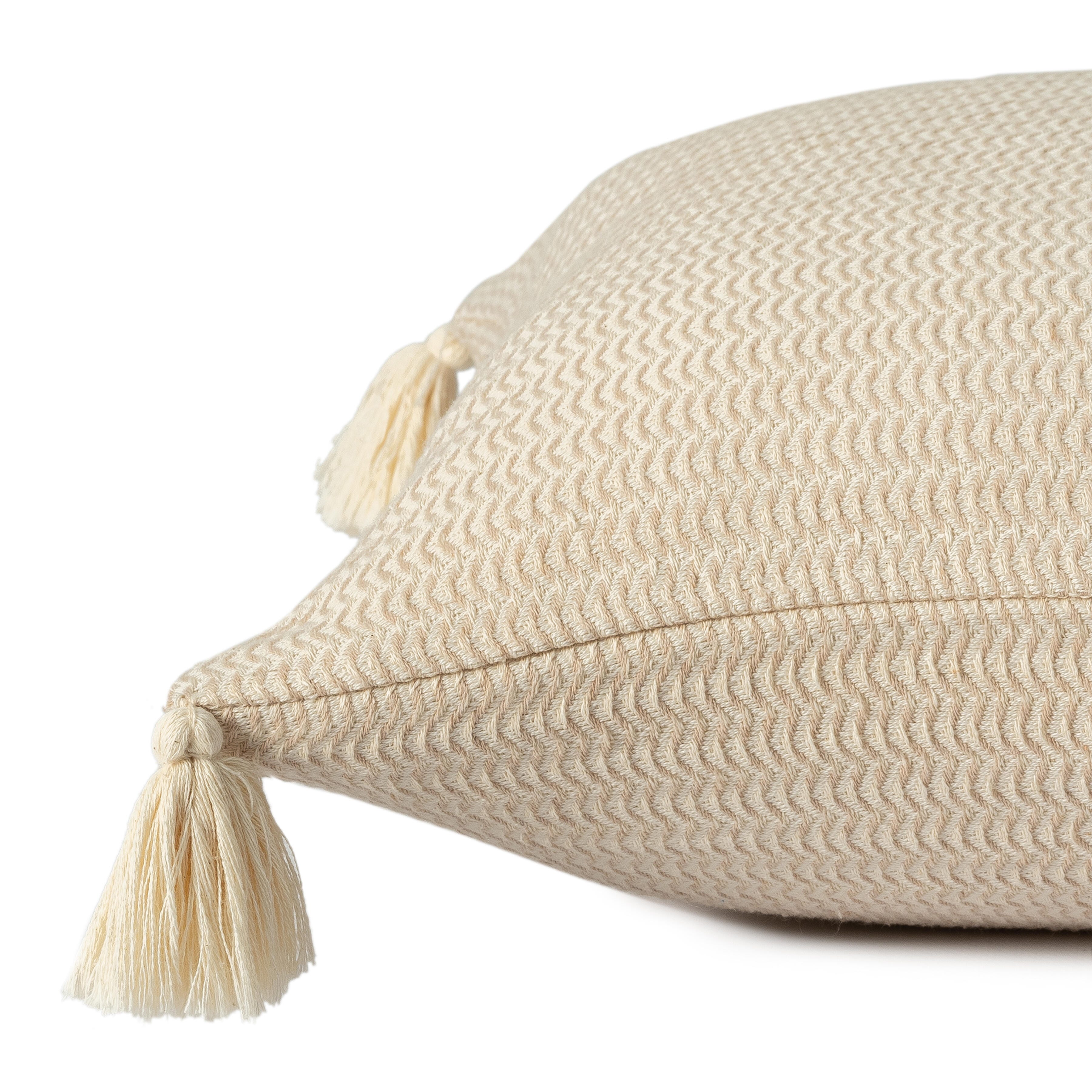 Suvii Home Bianca Decorative Throw Pillow, Beige, large