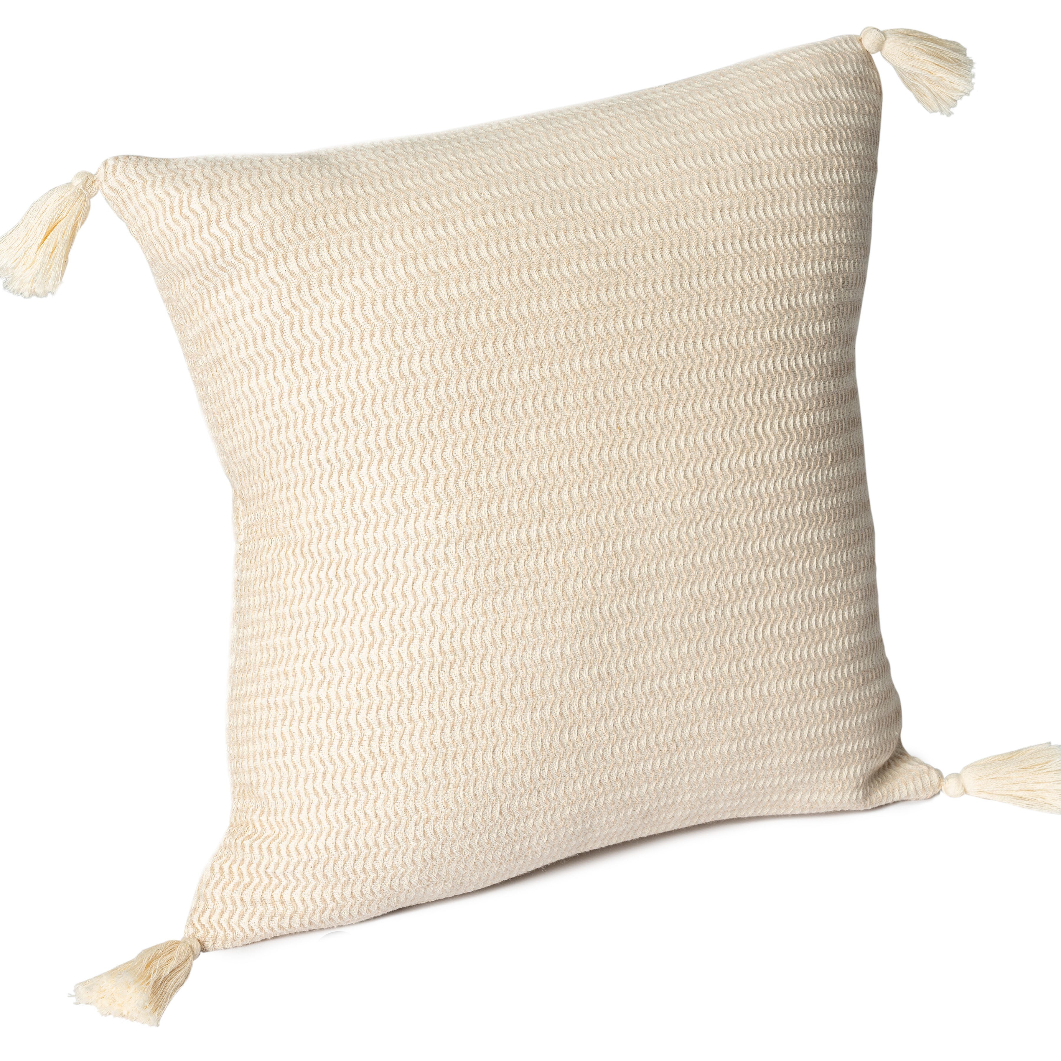 Suvii Home Bianca Decorative Throw Pillow, Beige, large