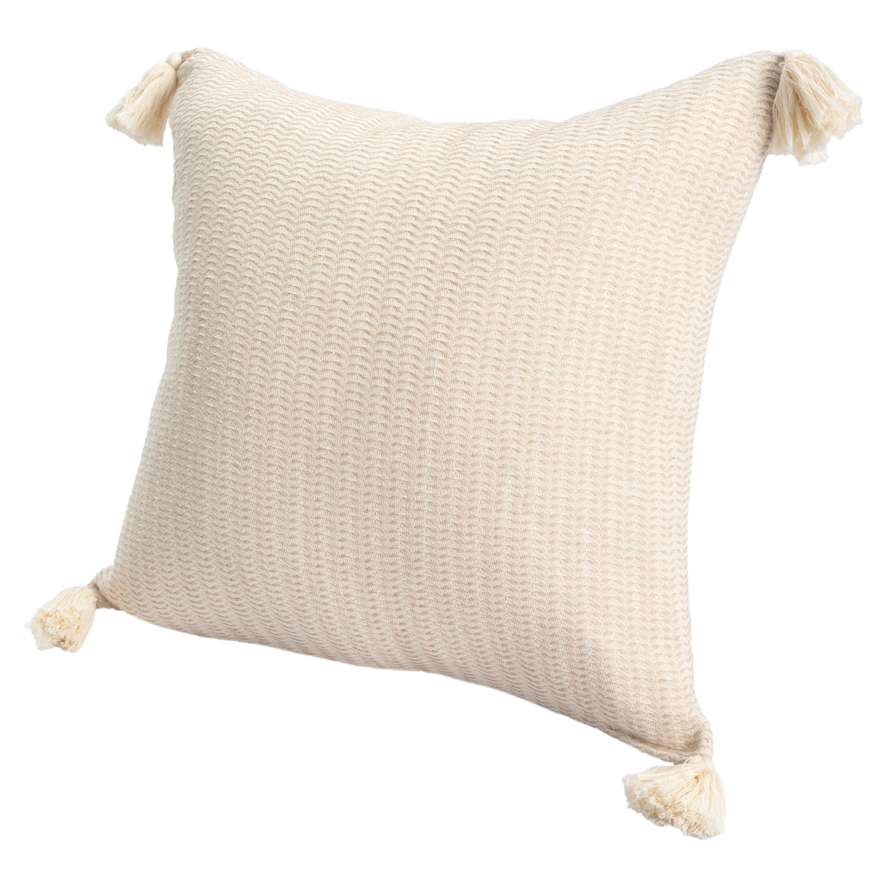 Suvii Home Bianca Decorative Throw Pillow, Beige, large
