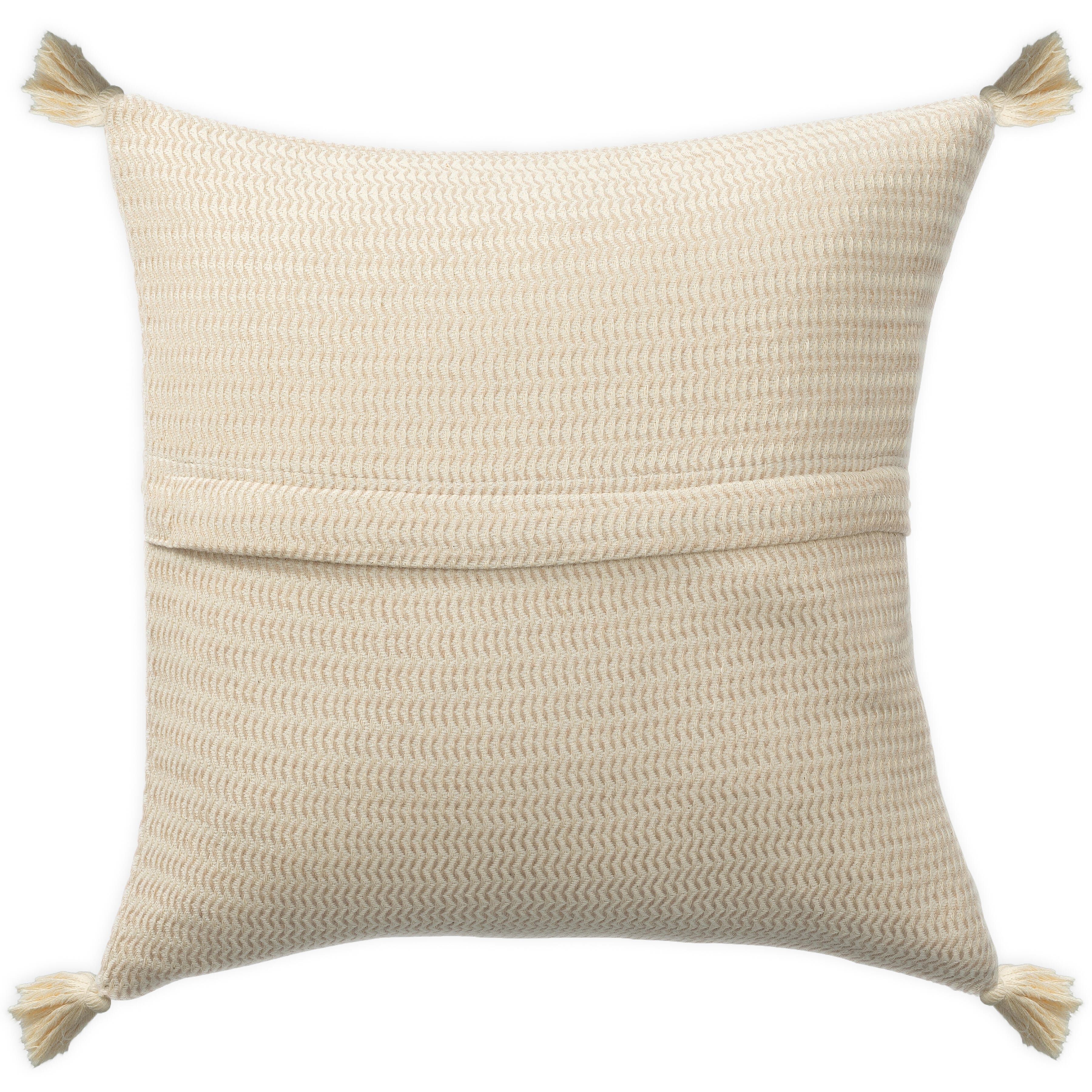 Suvii Home Bianca Decorative Throw Pillow, Beige, large