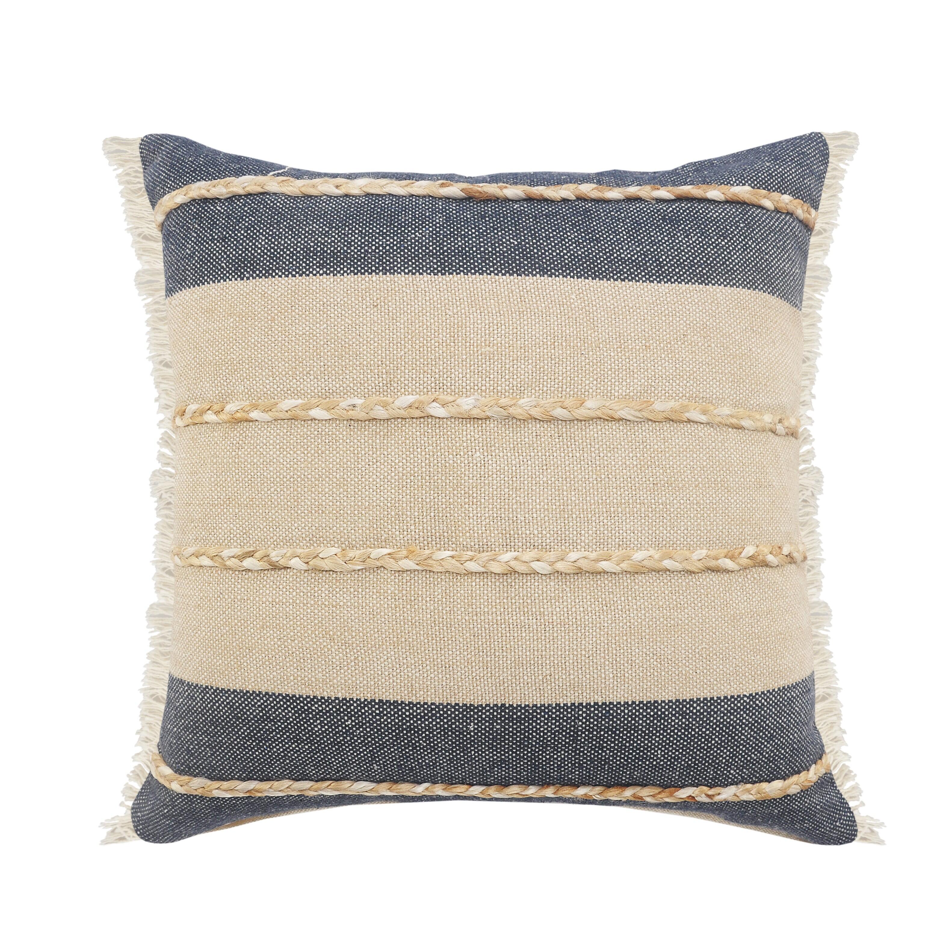 Suvii Home Camila Atlantis Braided Decorative Throw Pillow, , large