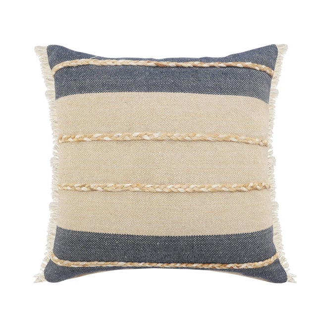 Suvii Home Camila Atlantis Braided Decorative Throw Pillow