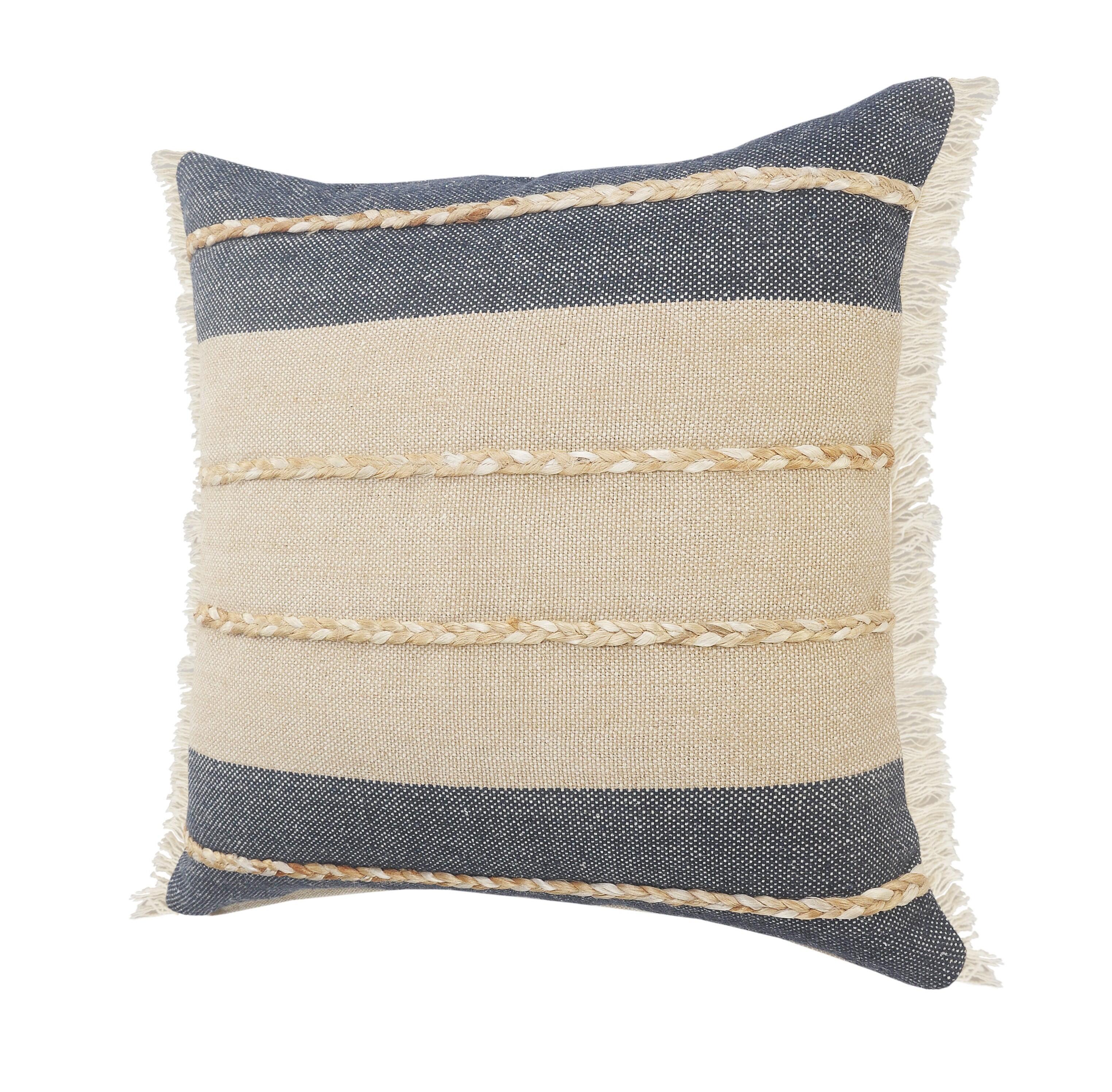 Suvii Home Camila Atlantis Braided Decorative Throw Pillow, , large