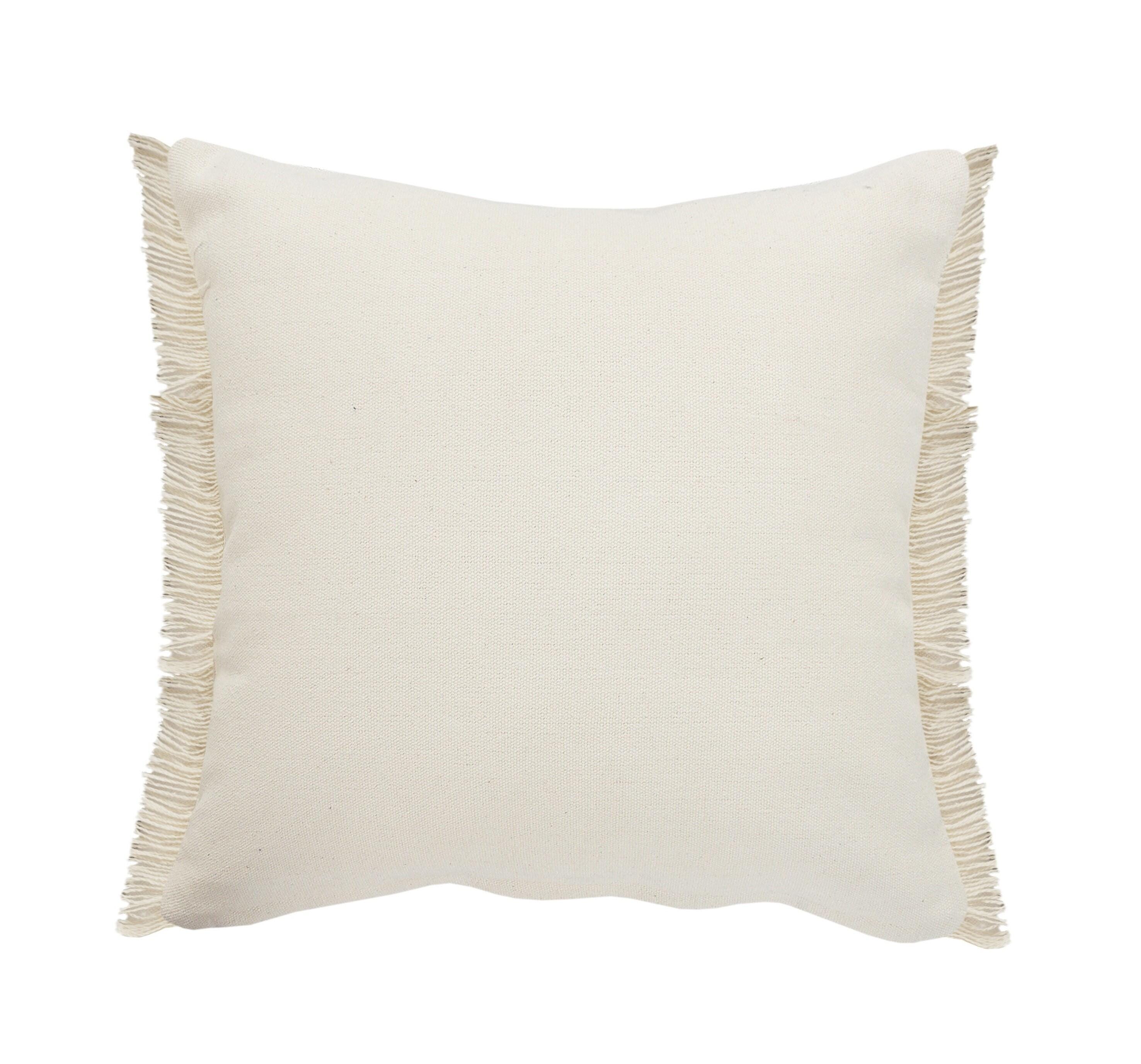 Suvii Home Camila Atlantis Fringed Decorative Throw Pillow, , large