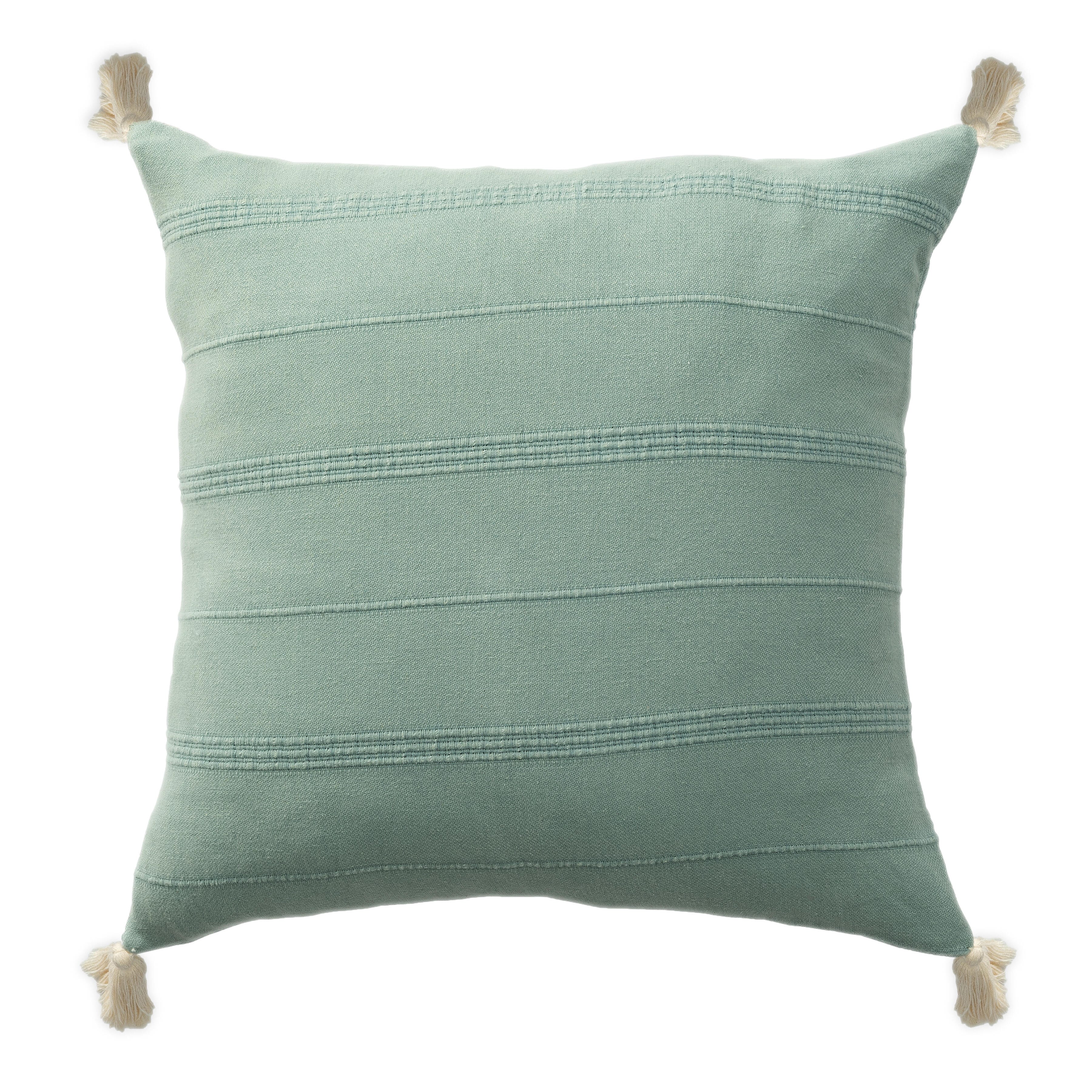 Suvii Home Selena Decorative Throw Pillow, Aqua/Green, large