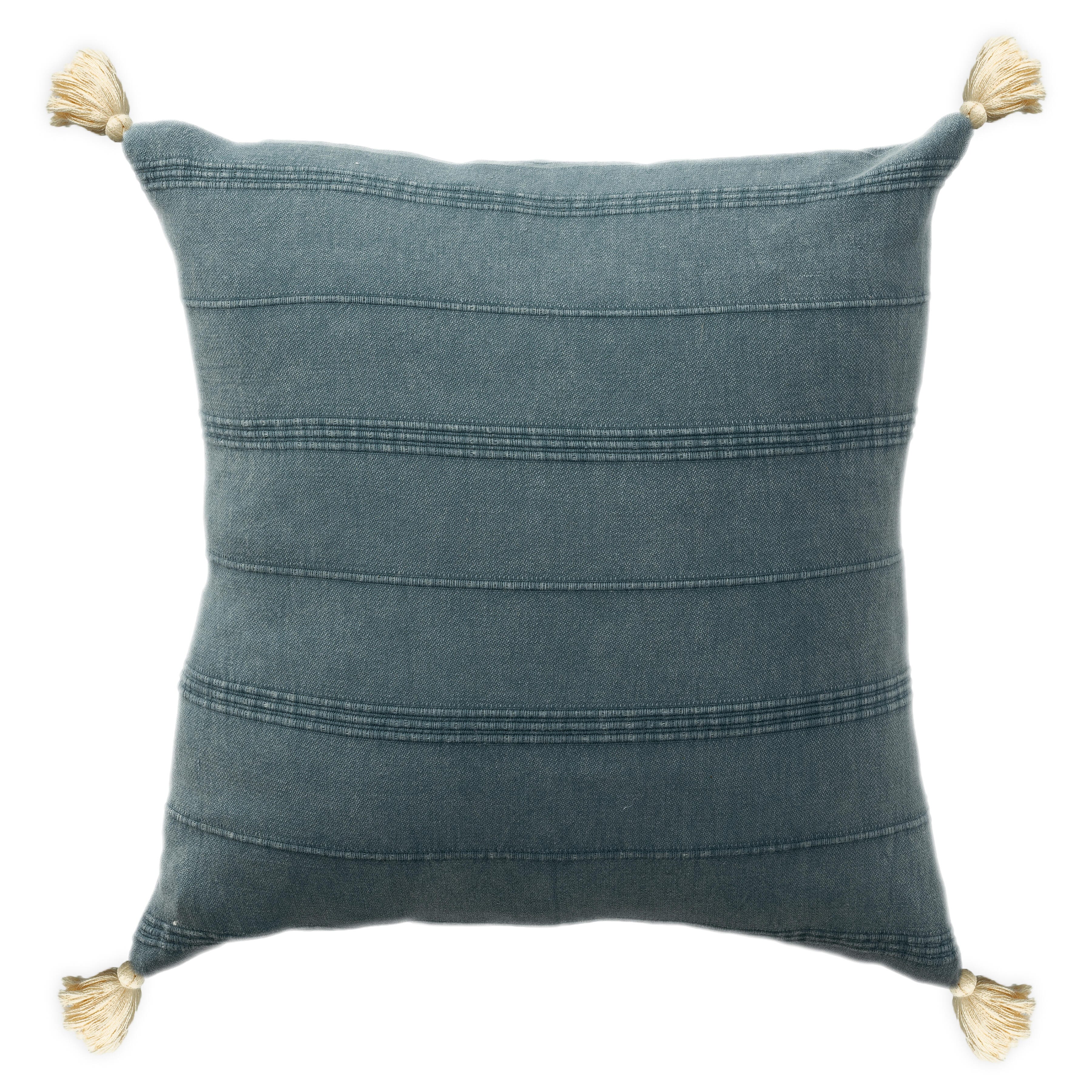 Suvii Home Selena Decorative Throw Pillow, Bluish Gray, large