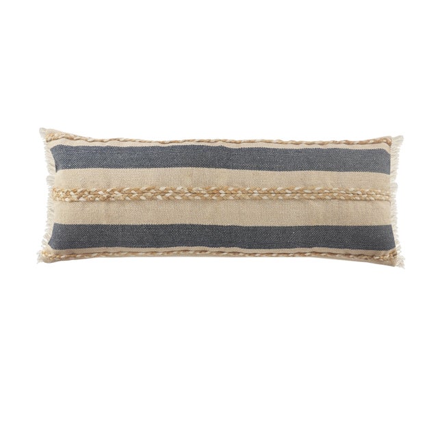 Suvii Home Camila Braided Lumbar Decorative Throw Pillow