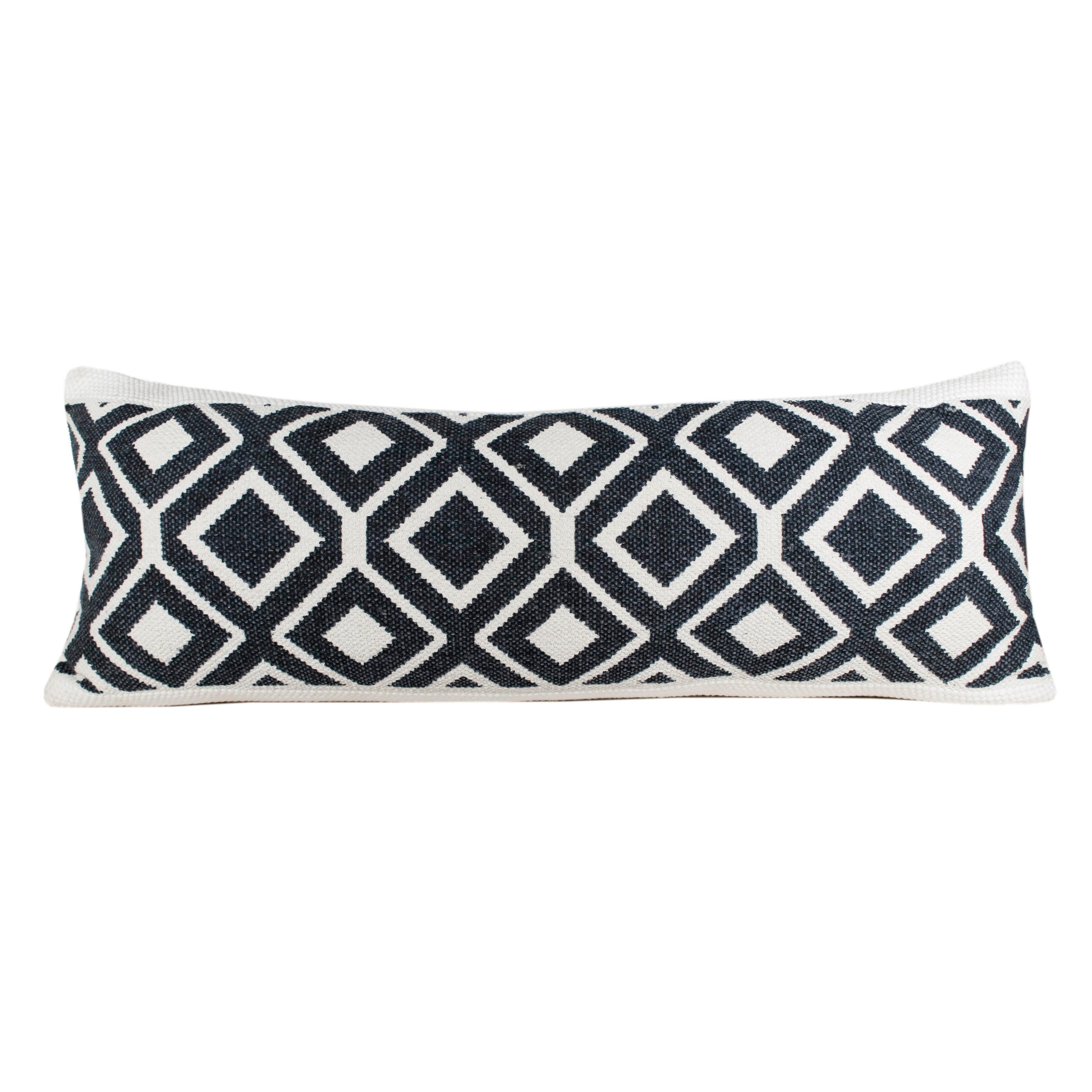 Suvii Home Madison Geometric Lumbar Decorative Throw Pillow, , large