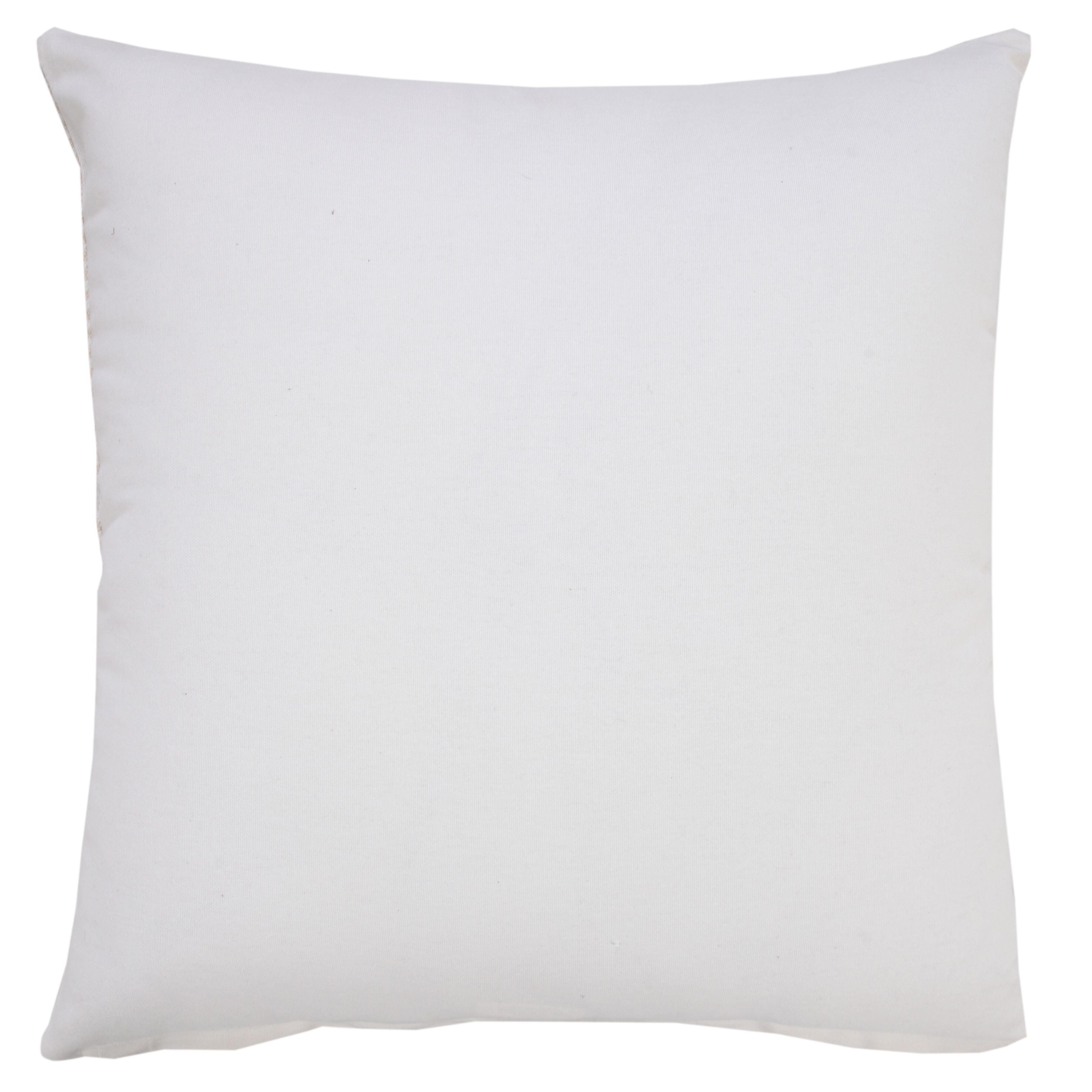 Suvii Home Gabriella Striped Decorative Throw Pillow, Beige/White, large