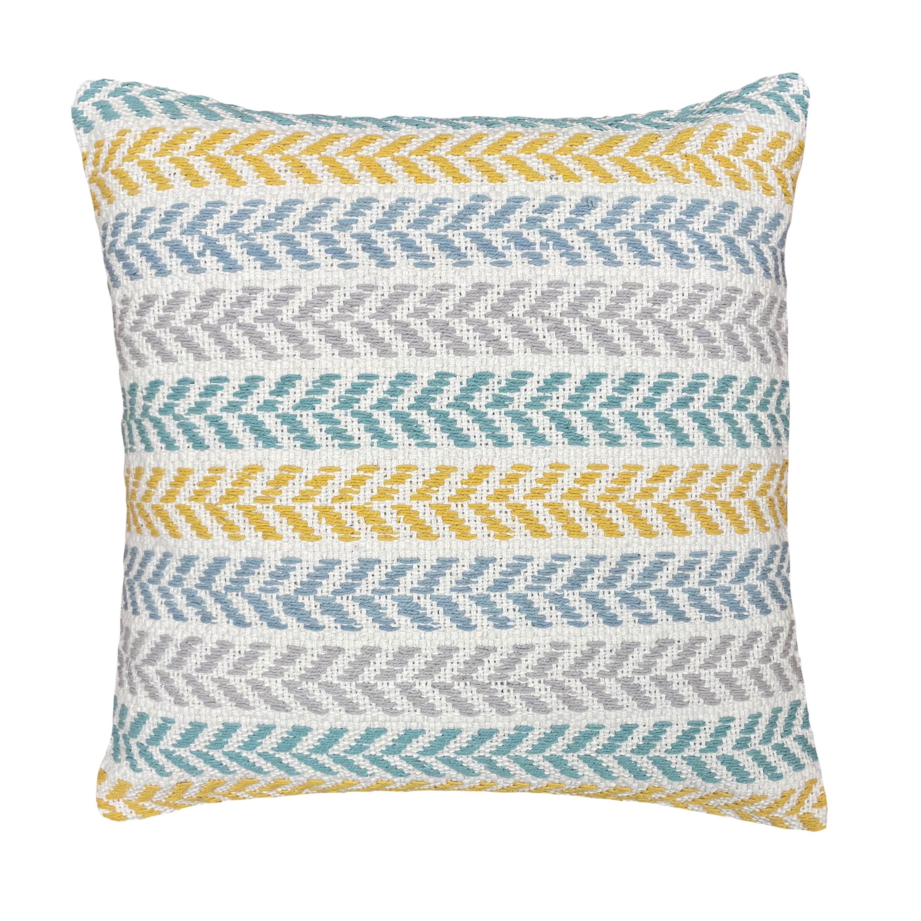 Suvii Home Allison Decorative Throw Pillow, Yellow/Green, large