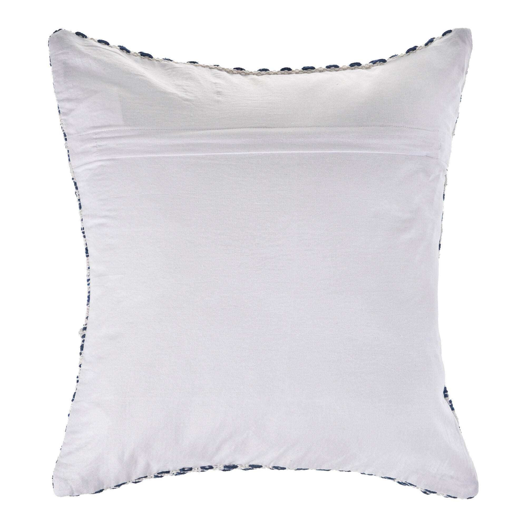 Suvii Home Allison Chevron Decorative Throw Pillow, Indigo, large