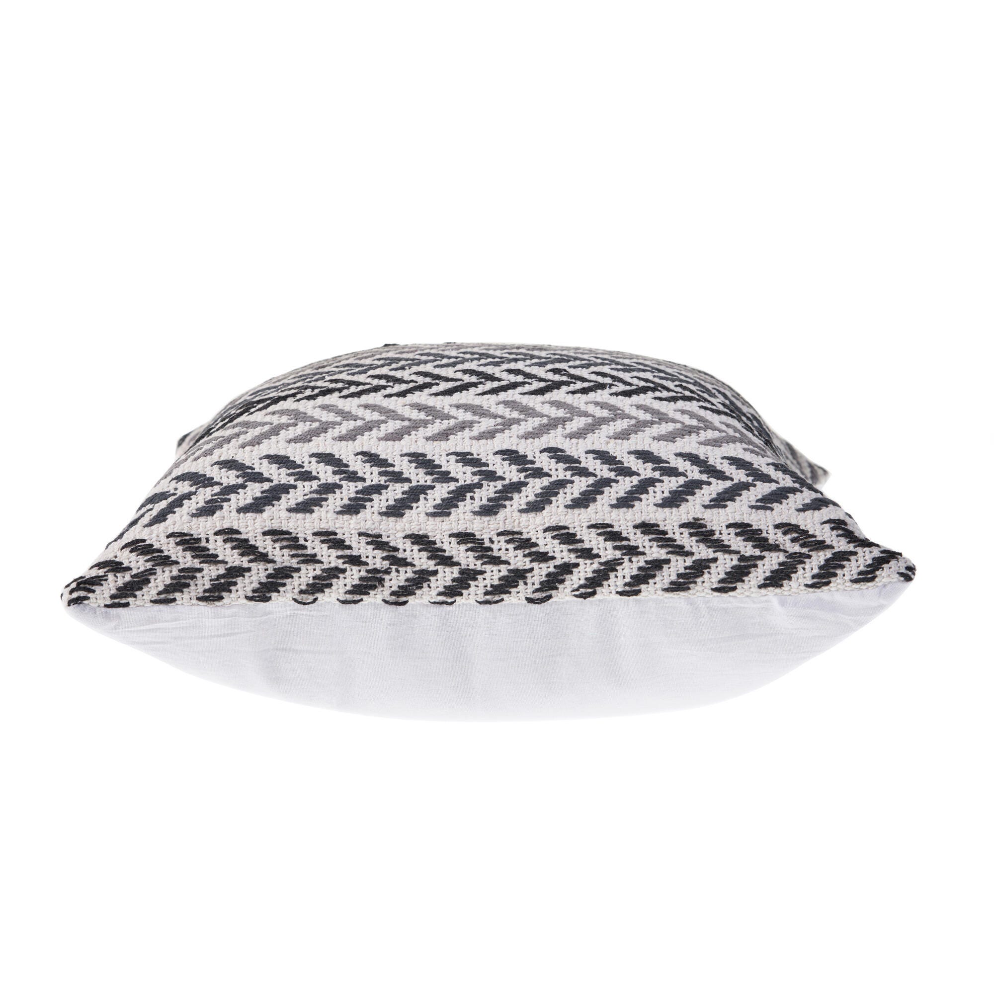 Suvii Home Allison Chevron Decorative Throw Pillow, Black, large