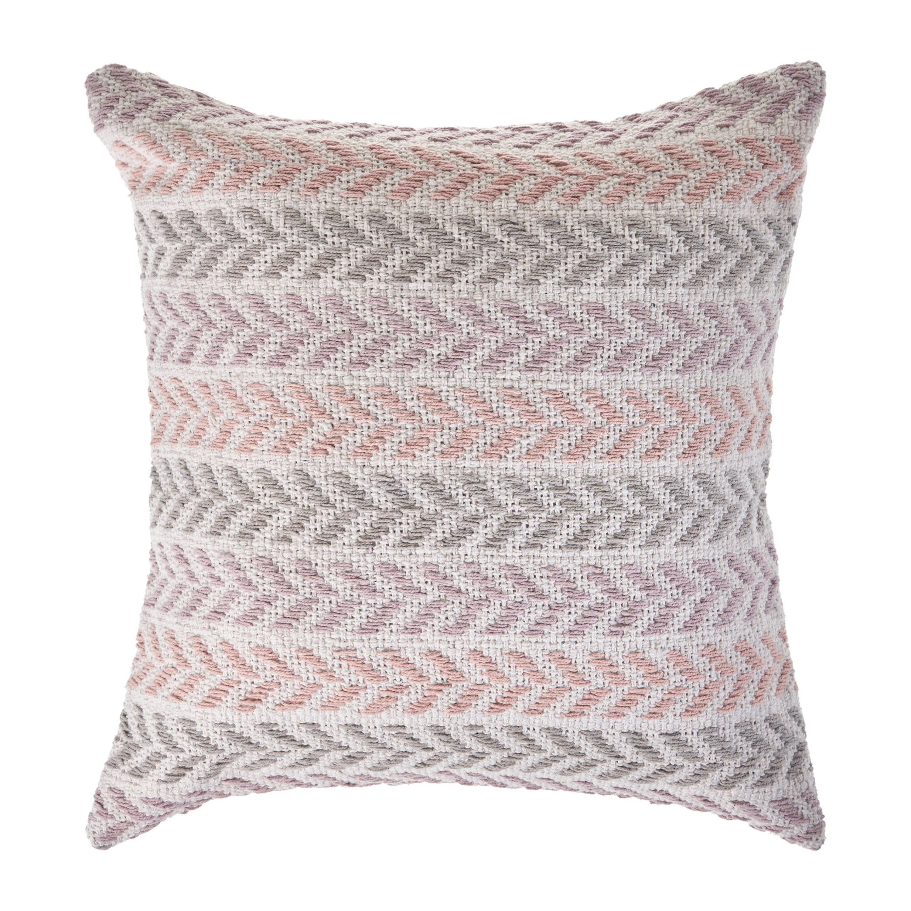 Suvii Home Allison Chevron Decorative Throw Pillow, Lilac, large
