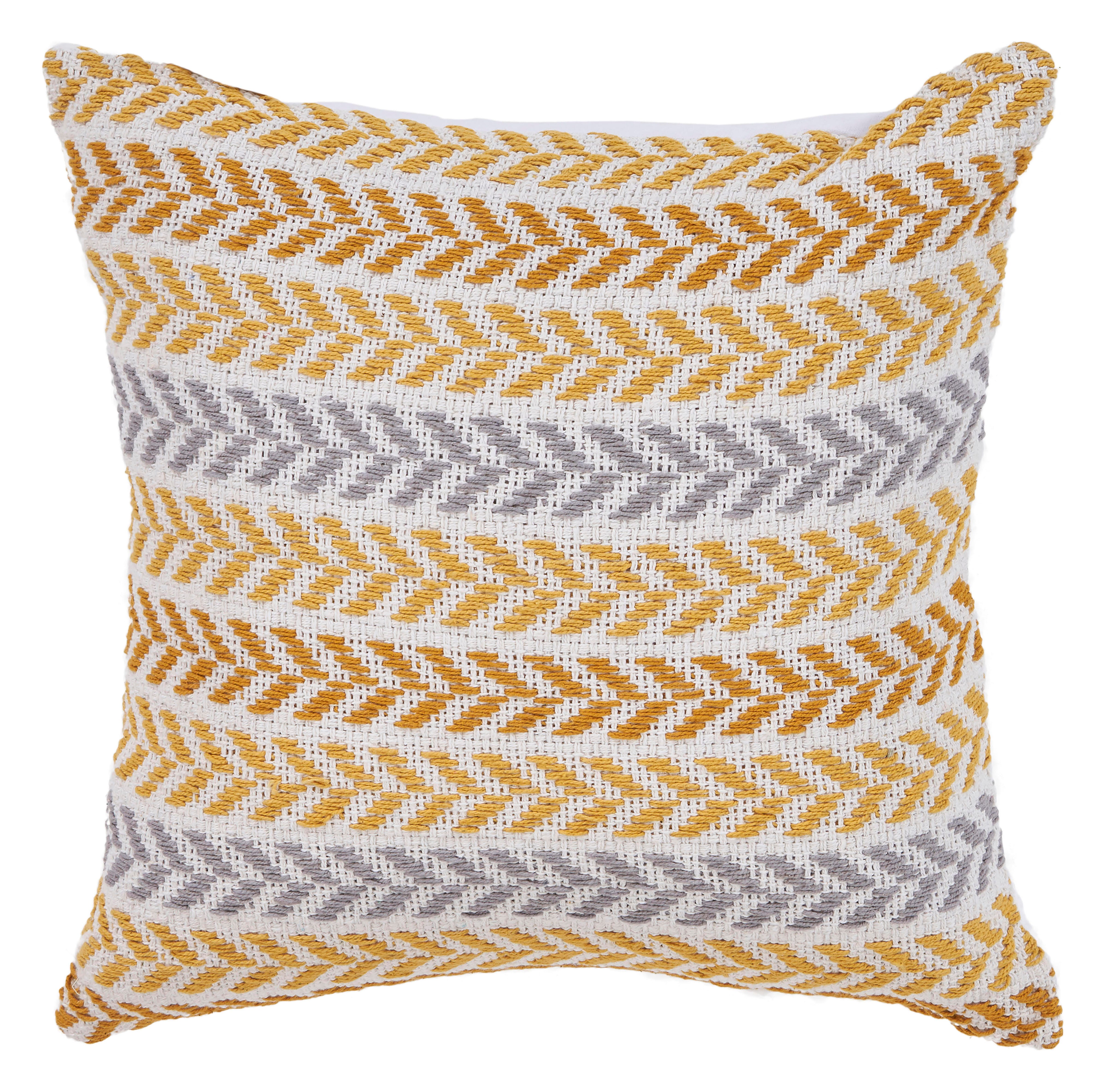 Suvii Home Allison Decorative Throw Pillow, Yellow, large