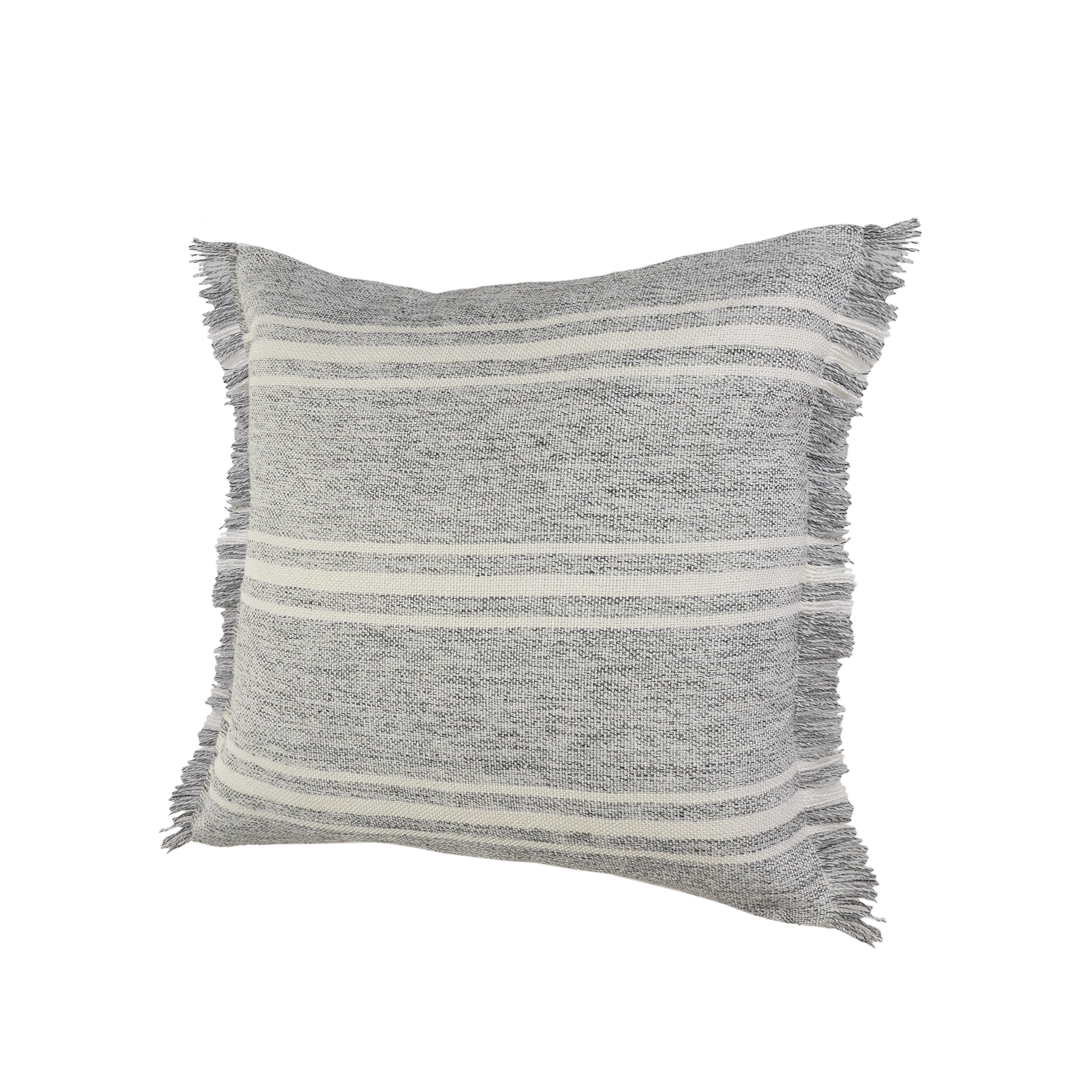 Suvii Home Addison Fringed Decorative Throw Pillow, , large