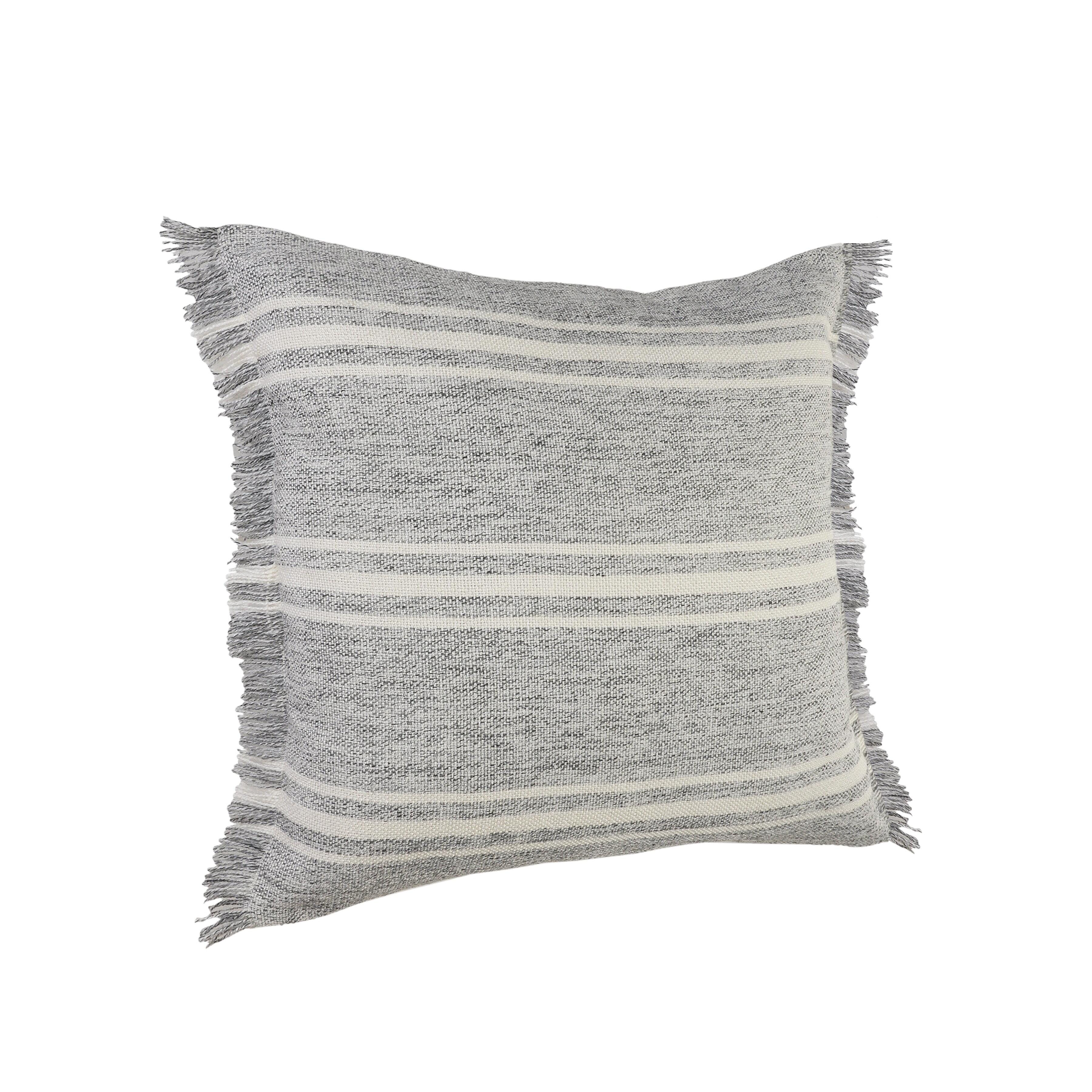 Suvii Home Addison Fringed Decorative Throw Pillow, , large