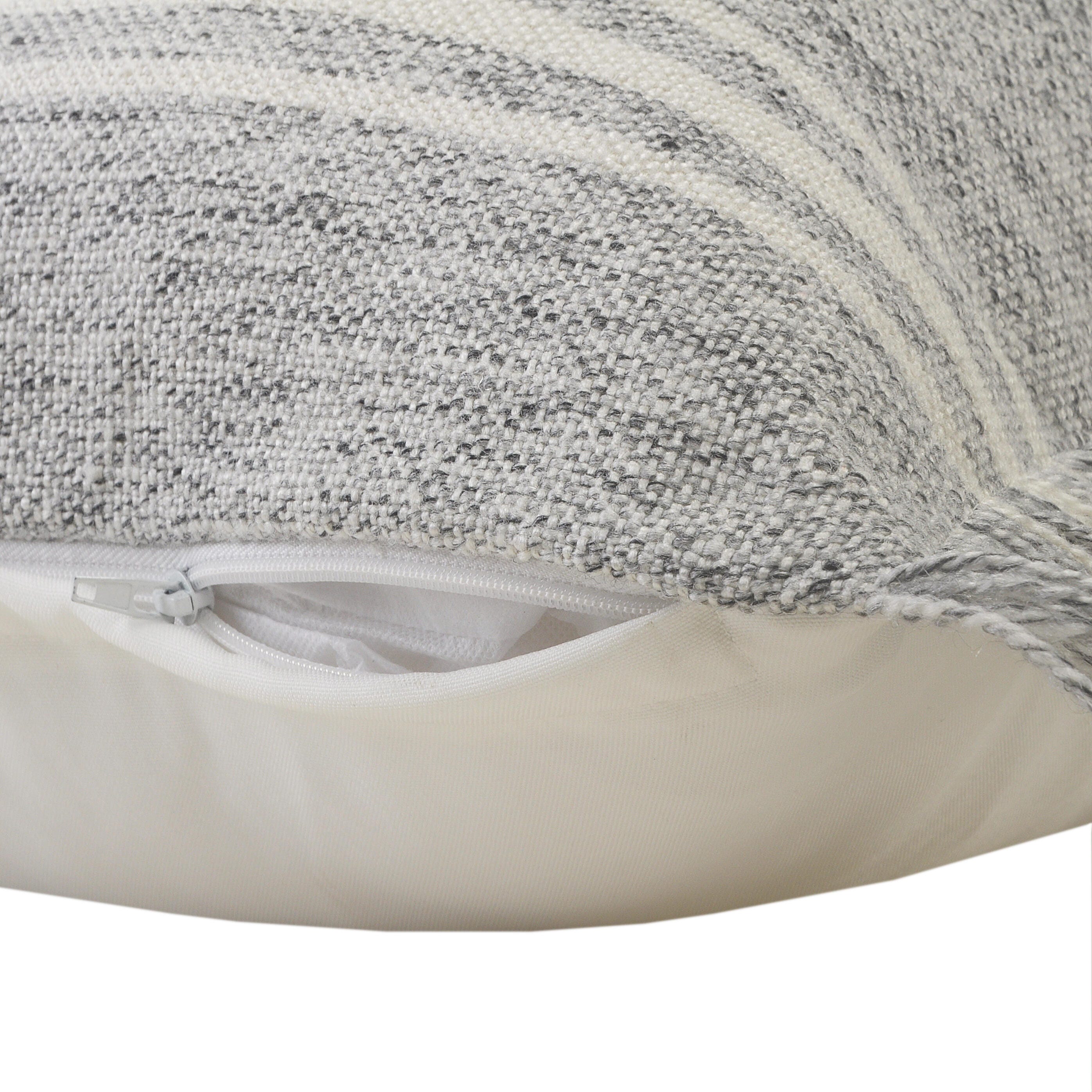 Suvii Home Addison Fringed Decorative Throw Pillow, , large