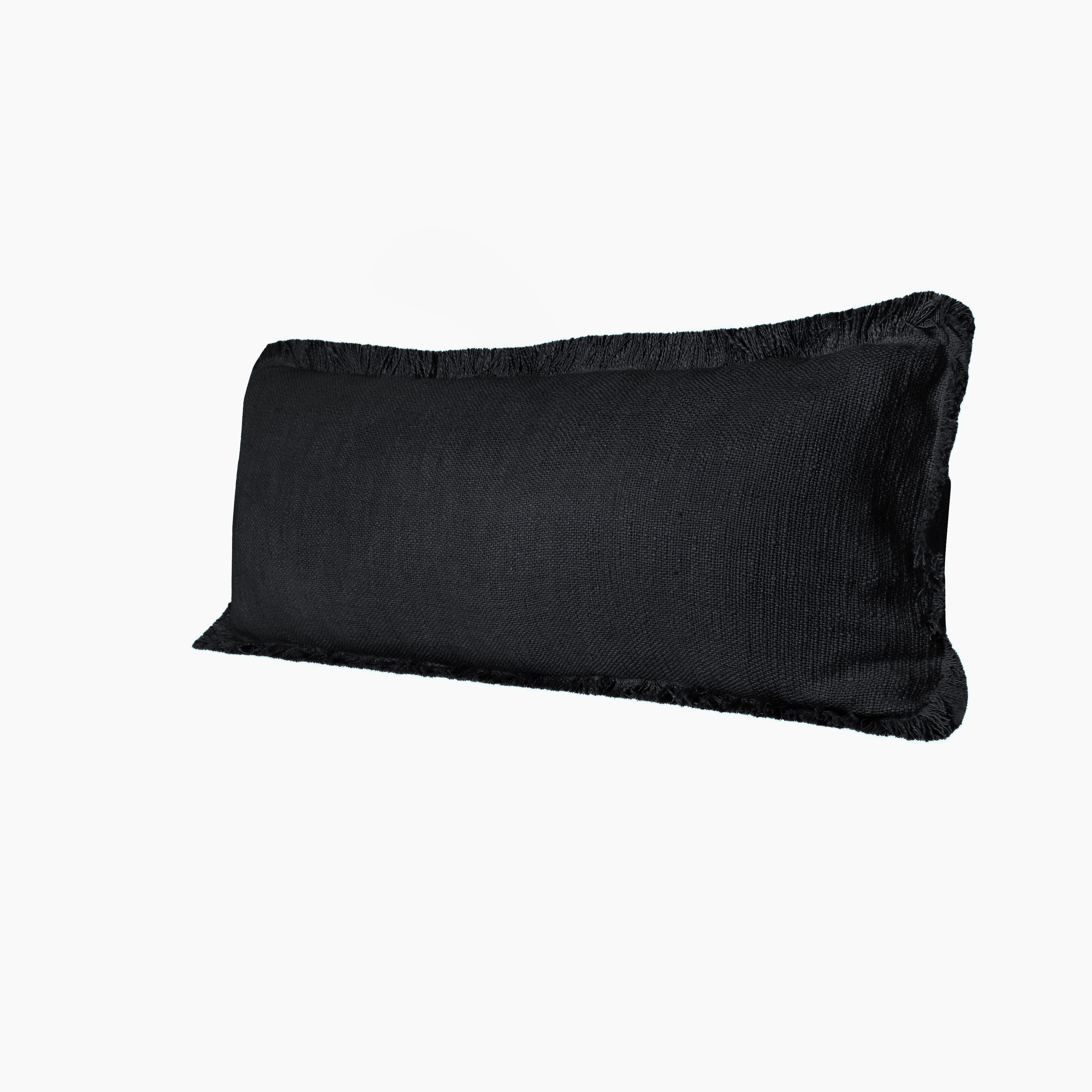 Suvii Home Athena Solid Lumbar Decorative Throw Pillow, , large