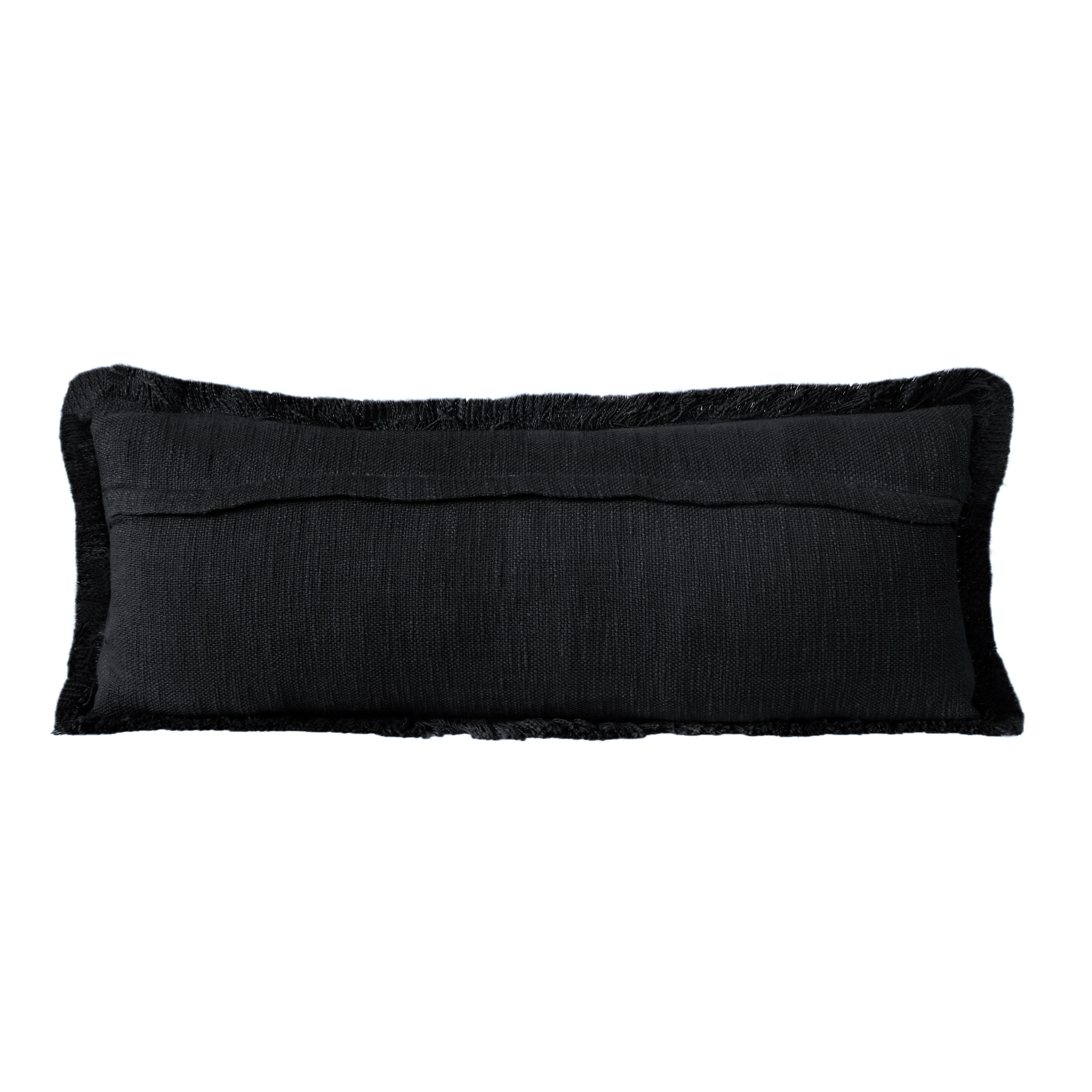 Suvii Home Athena Solid Lumbar Decorative Throw Pillow, , large