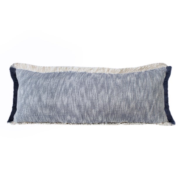Suvii Home Athena Fringed Lumbar Decorative Throw Pillow
