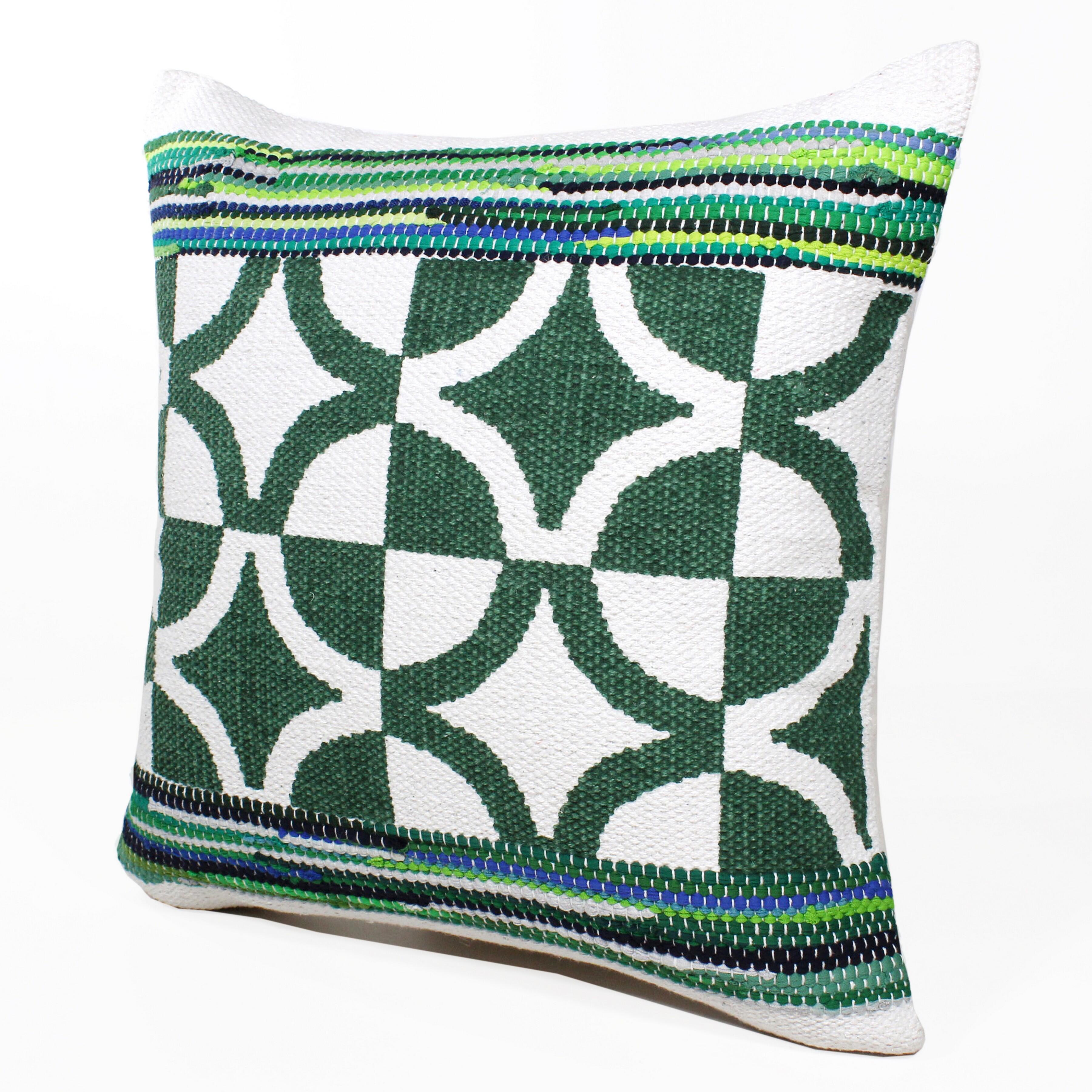 Suvii Home Madison Bordered Decorative Throw Pillow, , large