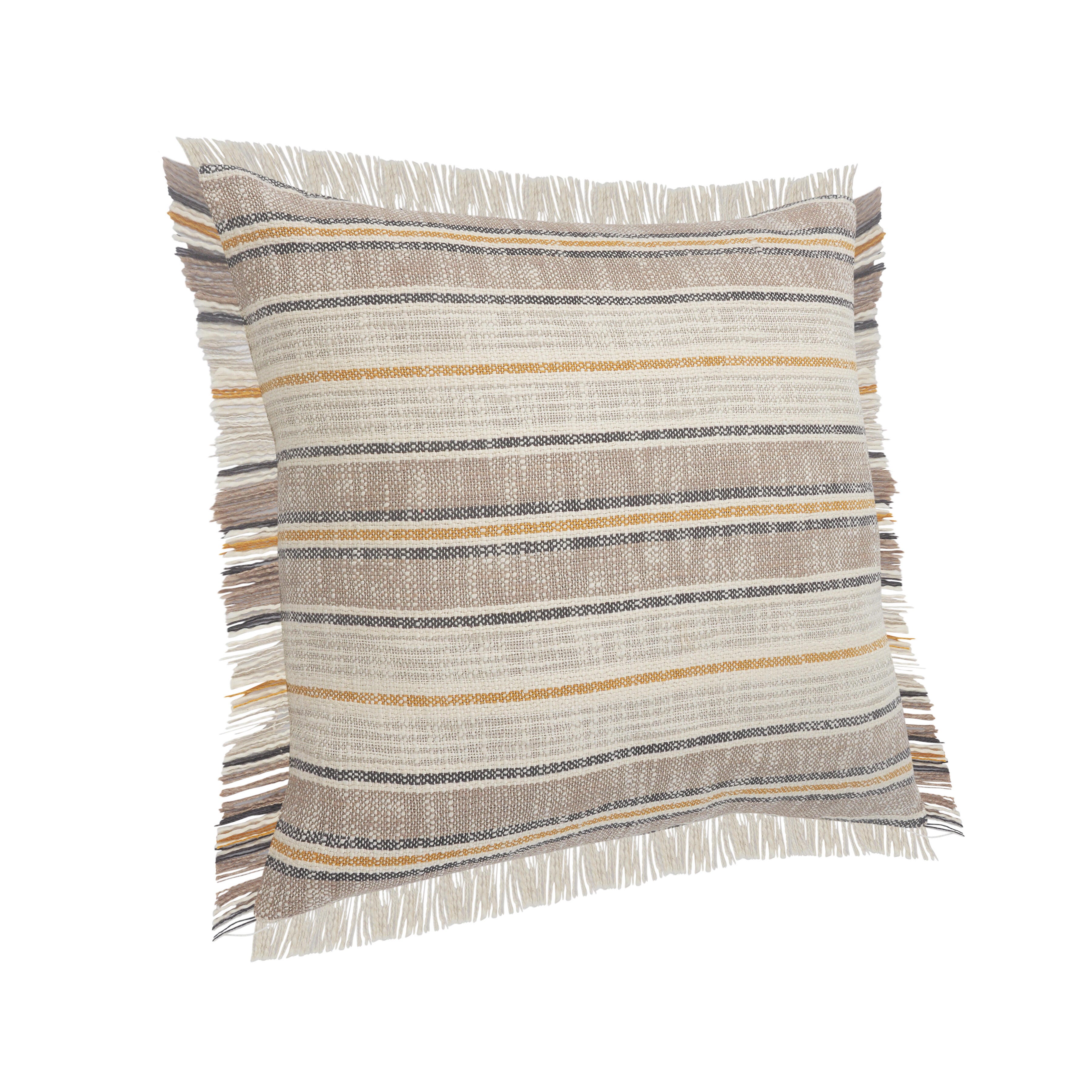 Suvii Home Ella Multi Striped Decorative Throw Pillow, , large