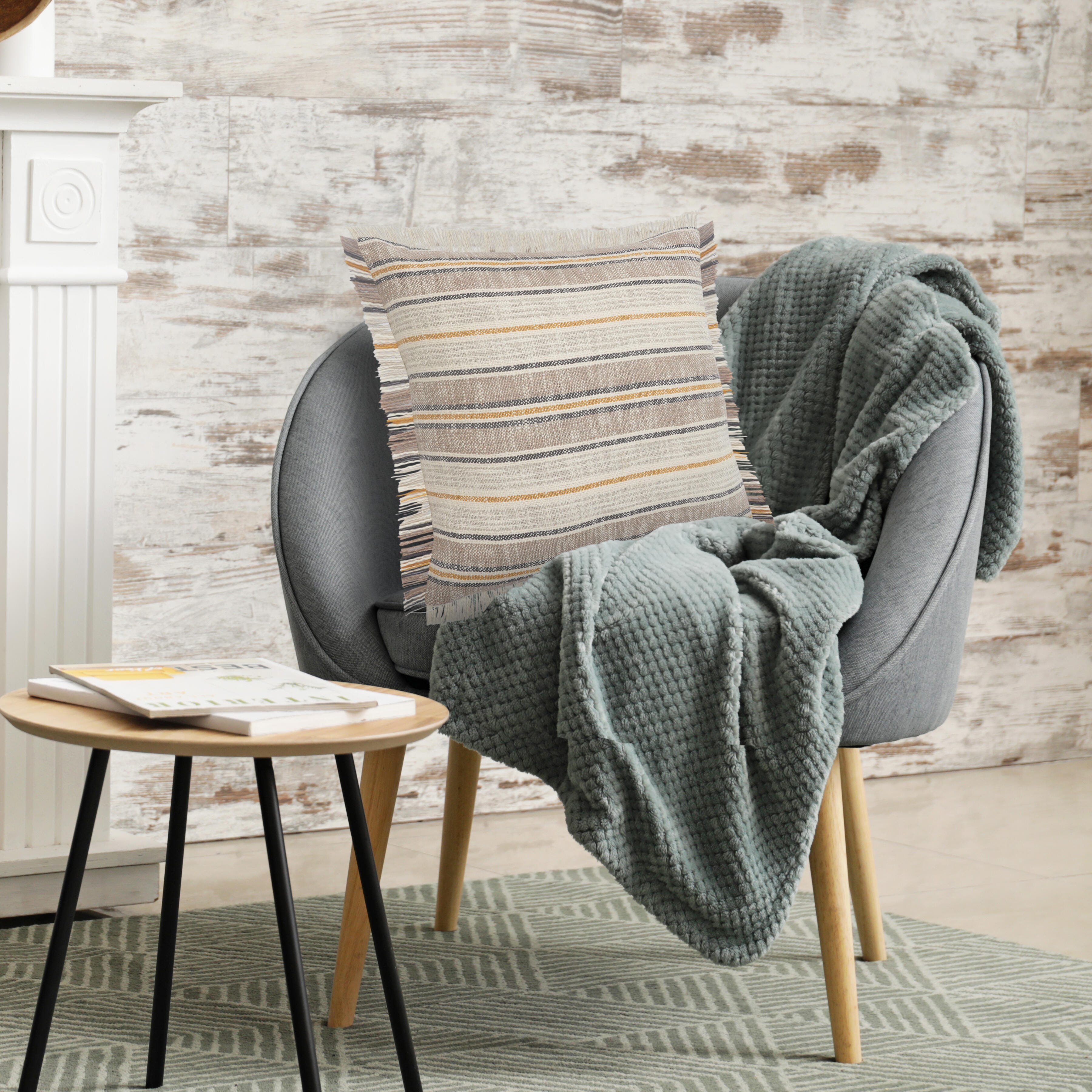 Suvii Home Ella Multi Striped Decorative Throw Pillow, , large